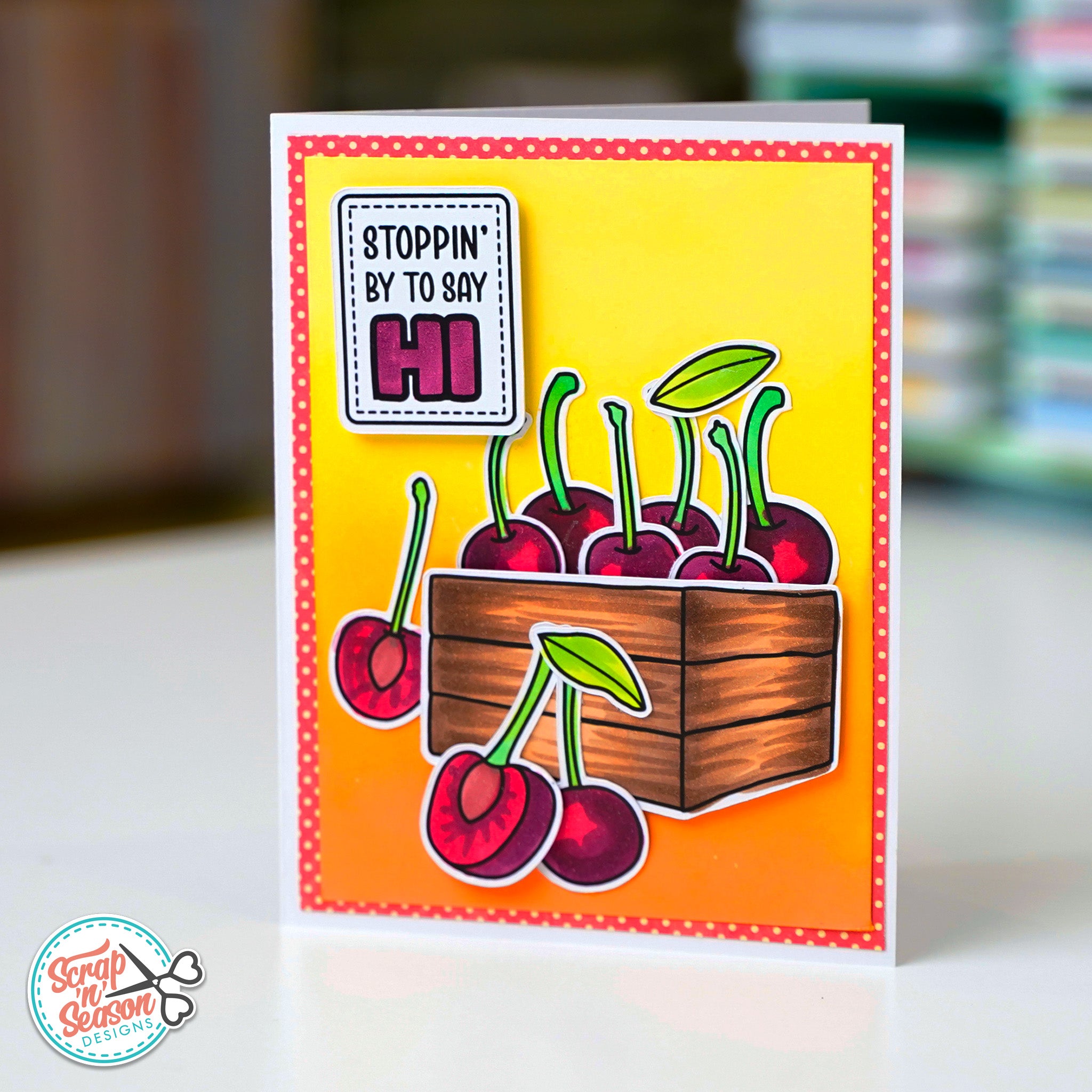 Print and Cut - Cherry Crate