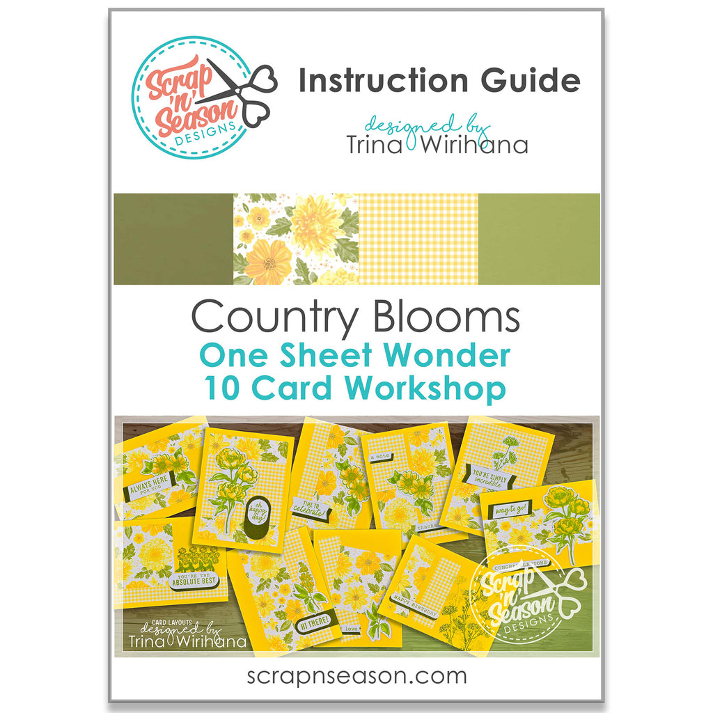 Country Blooms - One Sheet Wonder