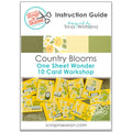 Country Blooms - One Sheet Wonder