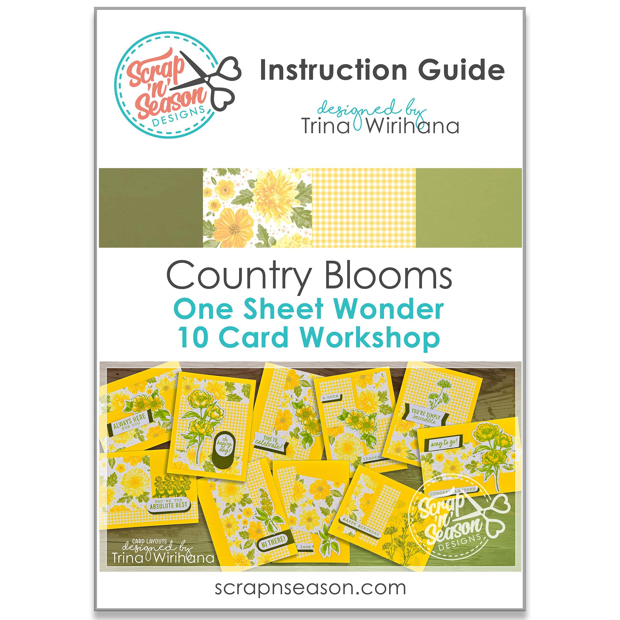 Country Blooms - One Sheet Wonder