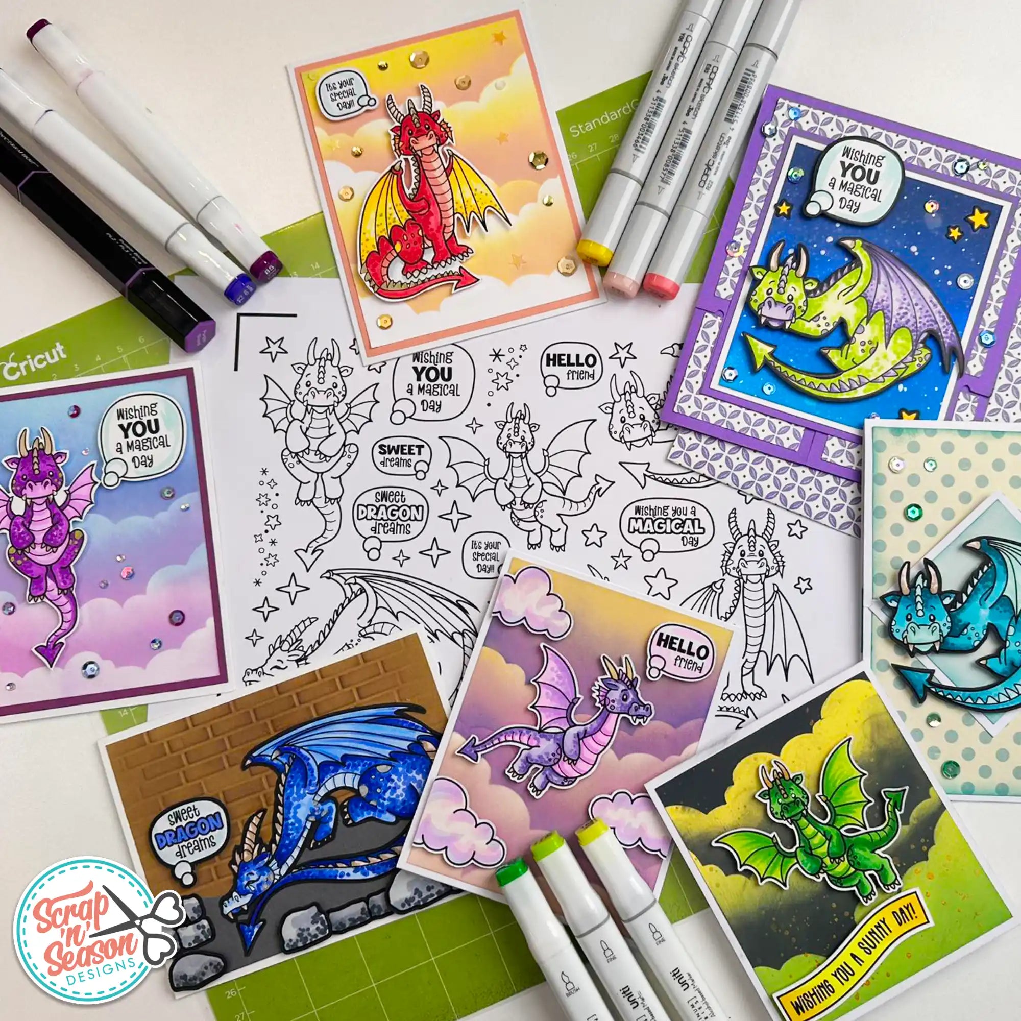 DL Print and Cut - Dragon Dreaming