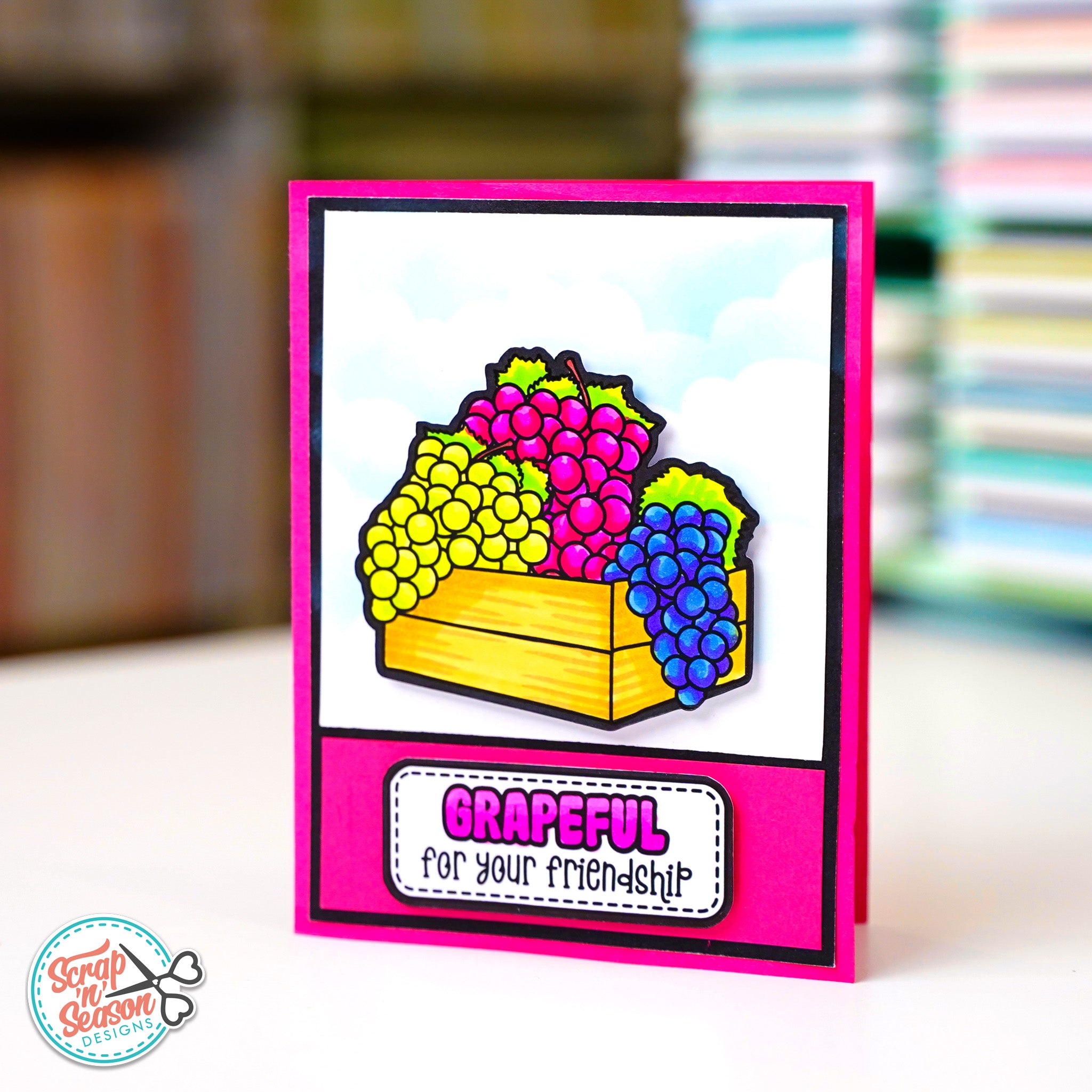 Print and Cut - Grape Crate