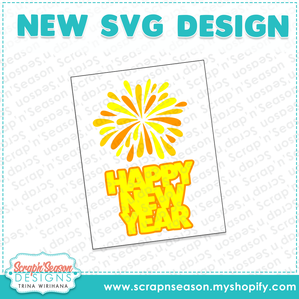 DL - SVG Mini Collection - Happy New Year A2