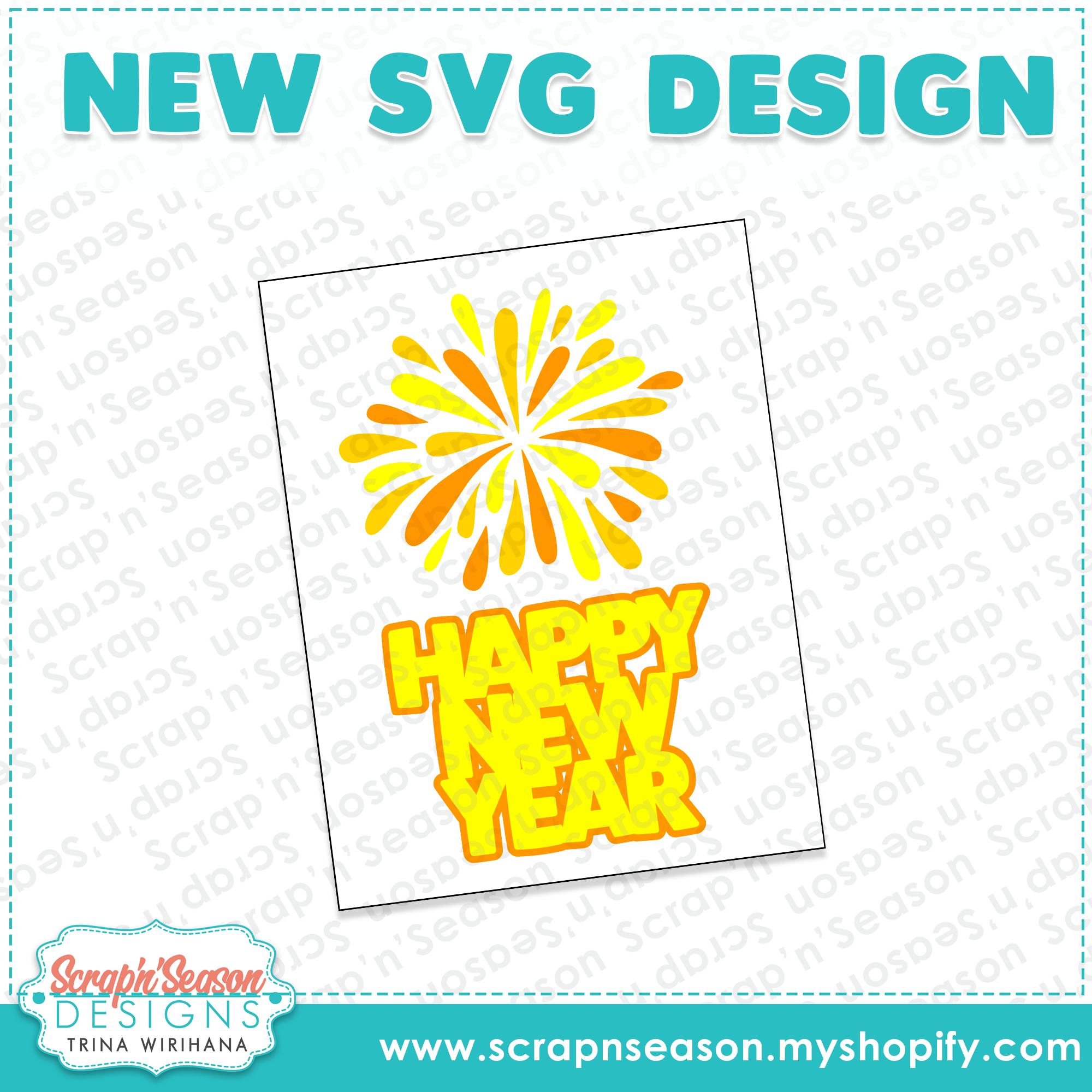DL - SVG Mini Collection - Happy New Year A2