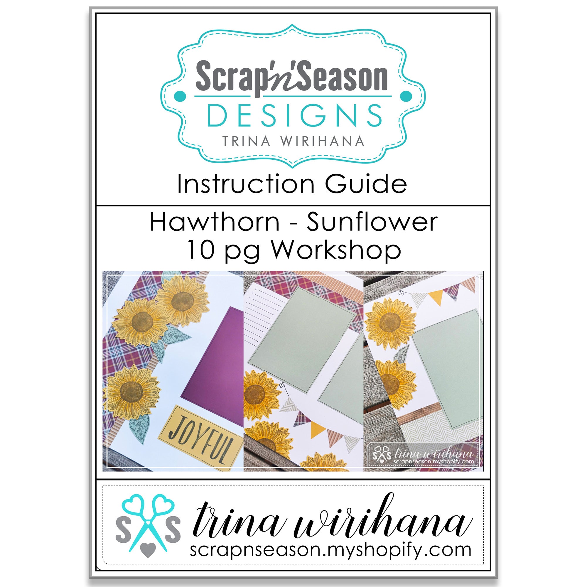 DL Scrapbook Workshop - Hawthorn Sunflower