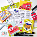Print, Cut, and Colour - Jar of Jam