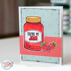 Print, Cut, and Colour - Jar of Jam