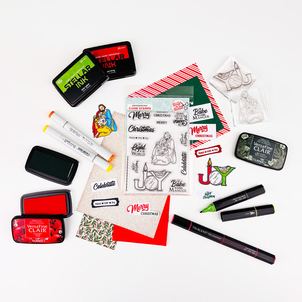 Joy Nativity Clear Stamp Set