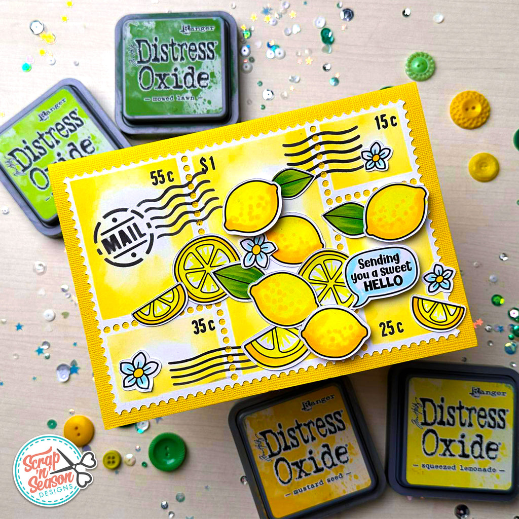 Print, Cut, and Colour - Lemon Basket