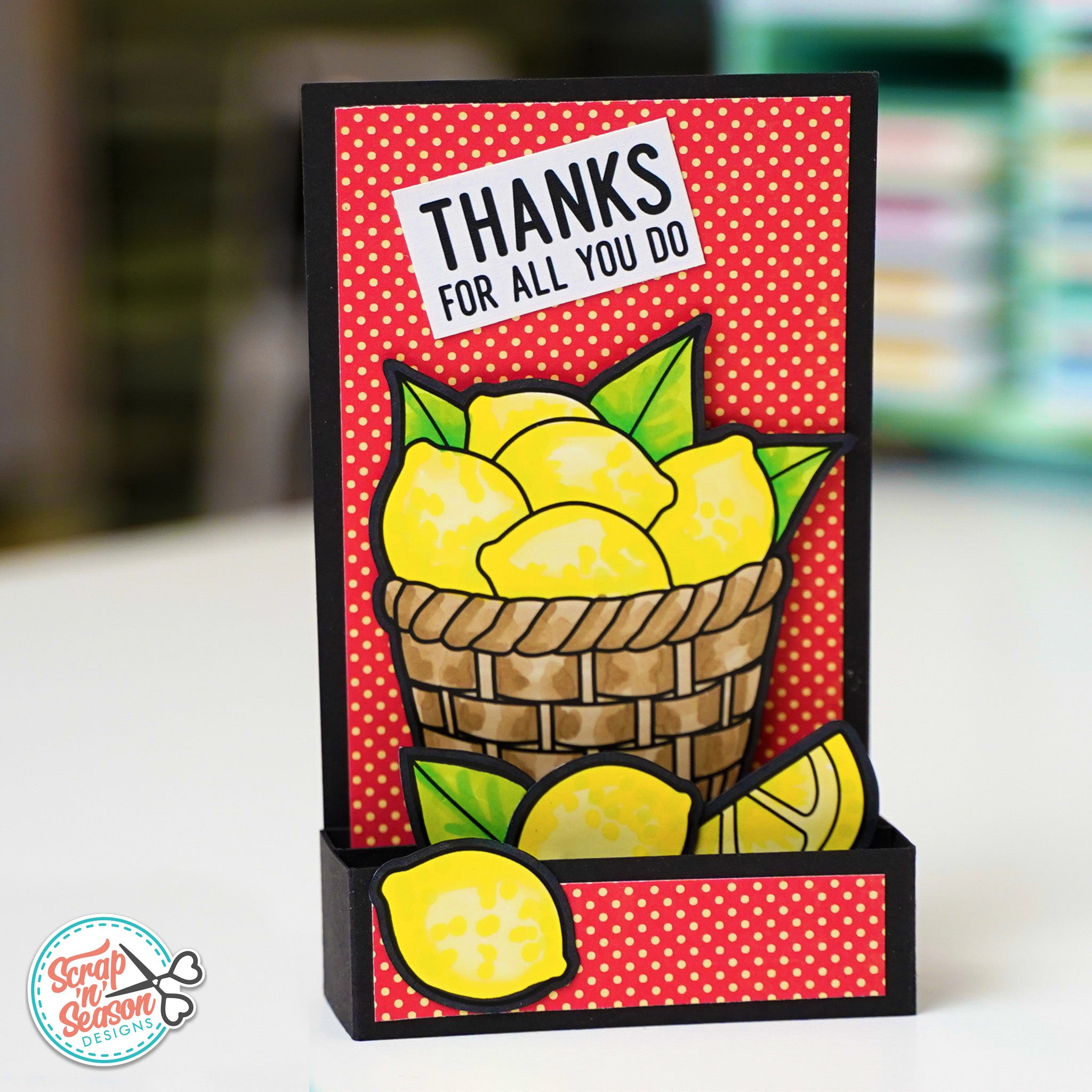 DL - Print, Cut, and Colour Lemon Basket