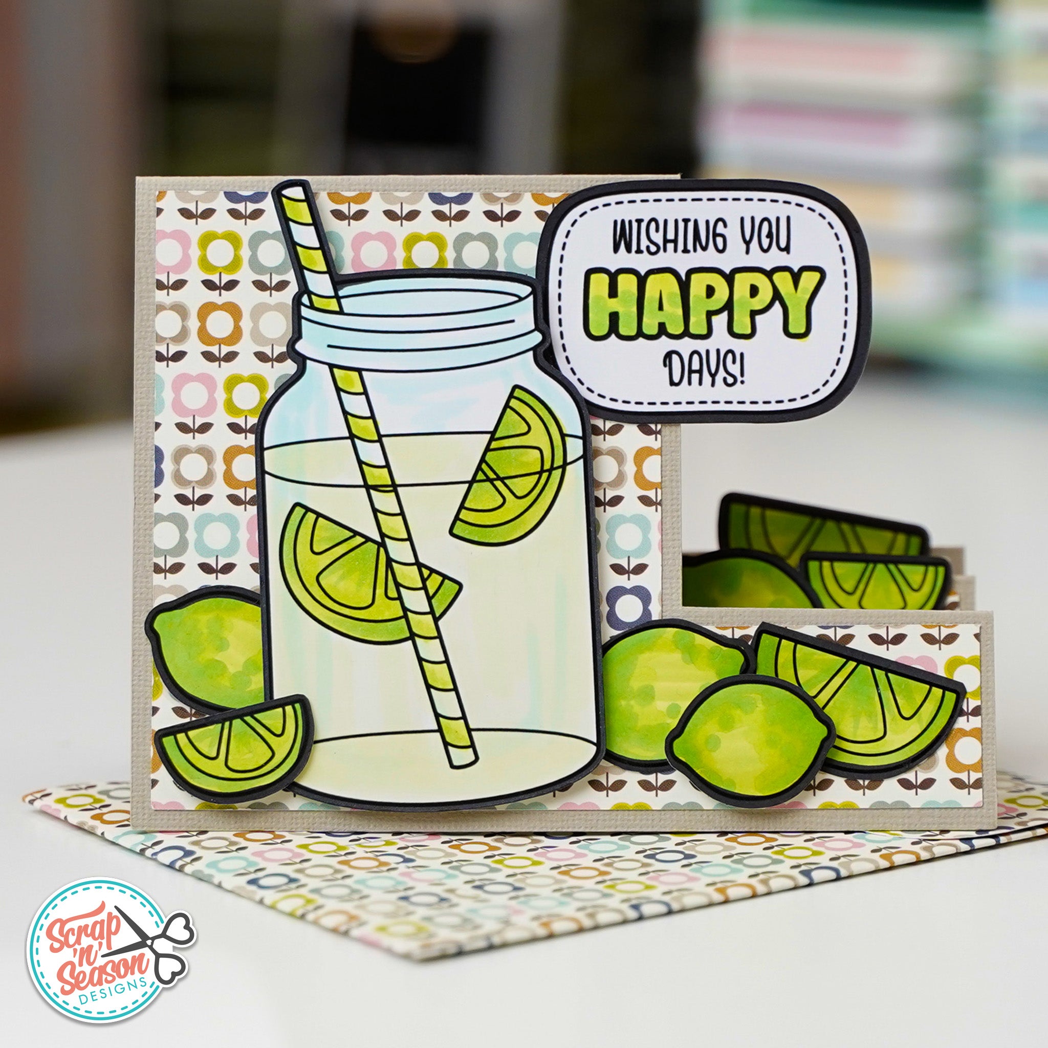 DL - Print, Cut, and Colour Lemon Basket