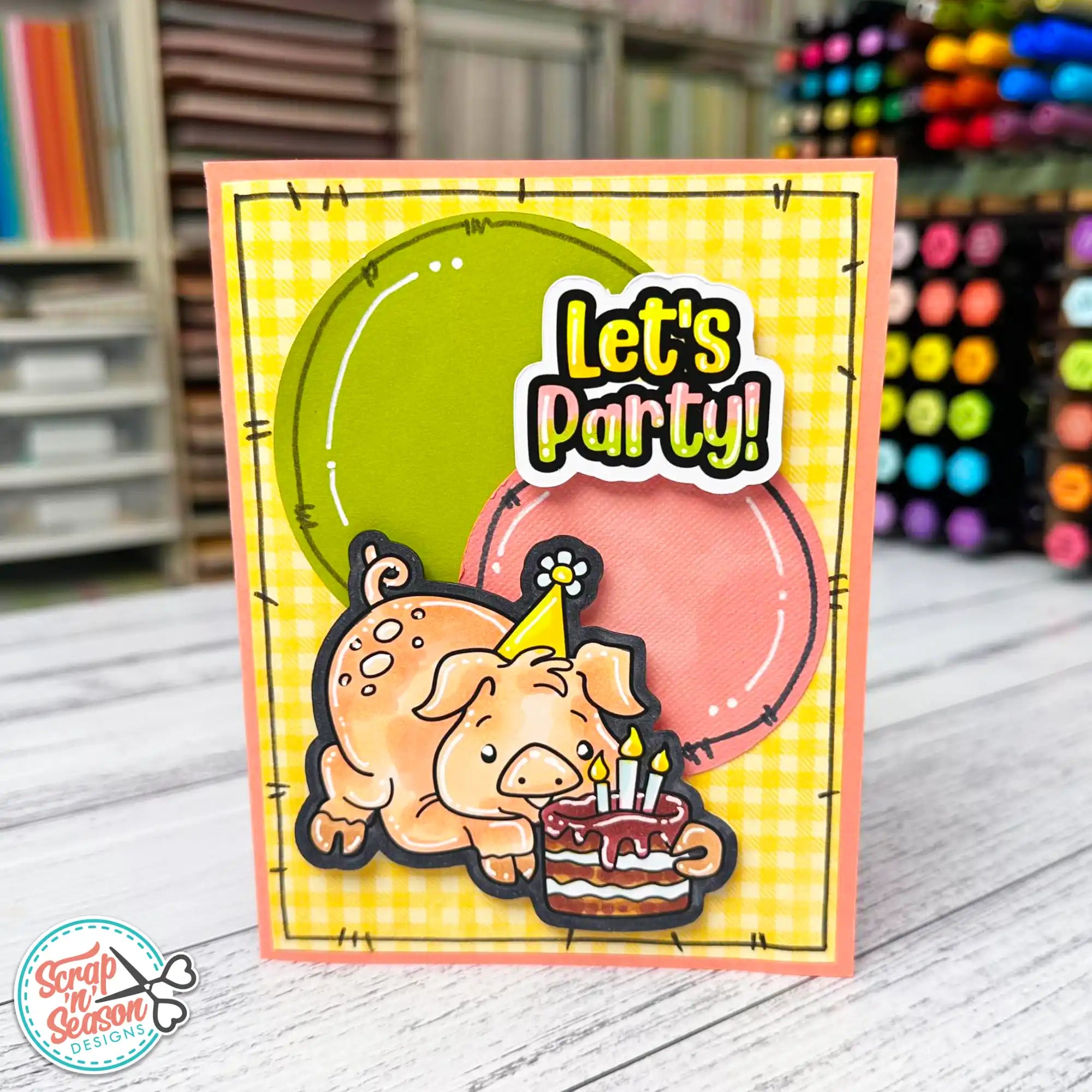 DL Print and Cut - Little Piggies