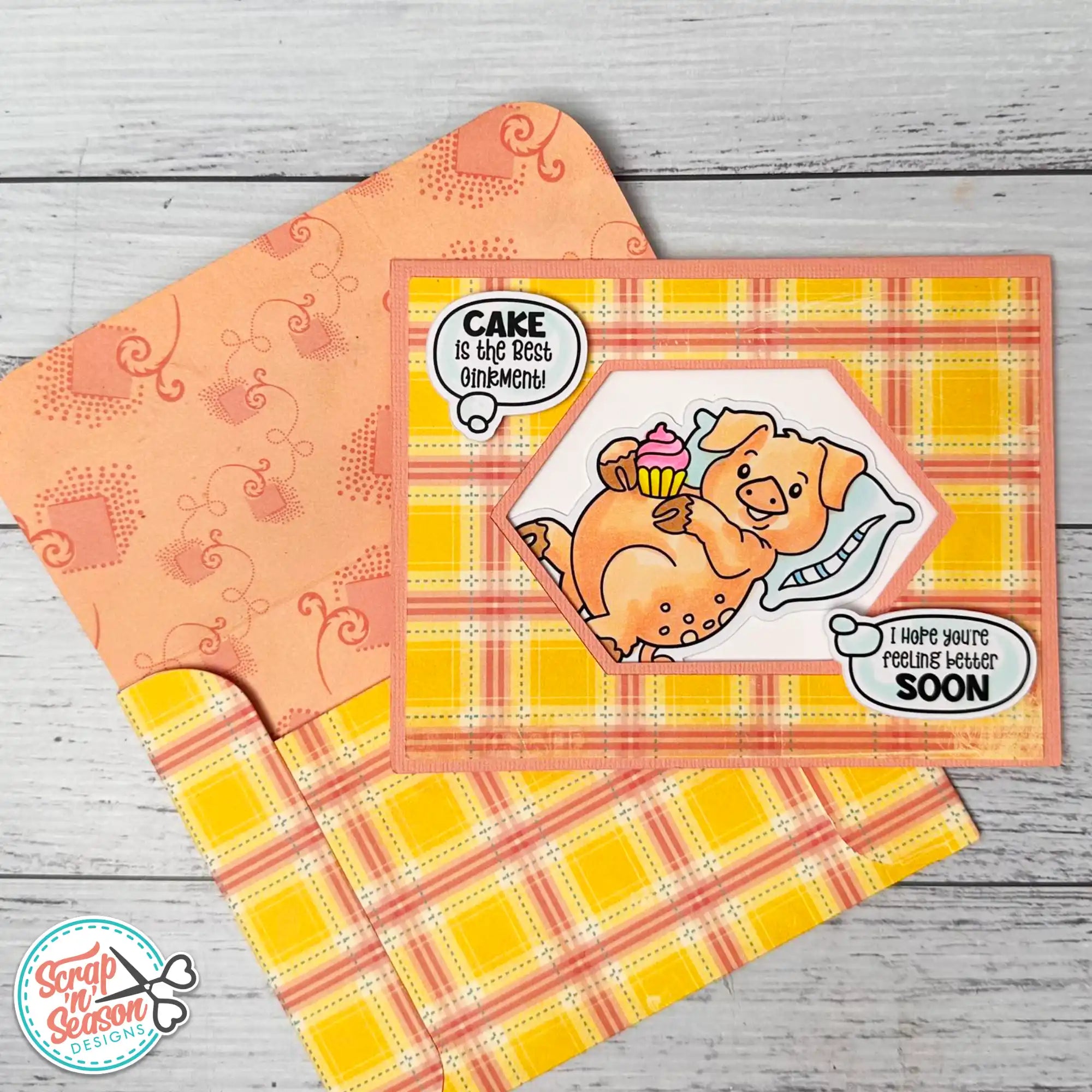 DL Print and Cut - Little Piggies
