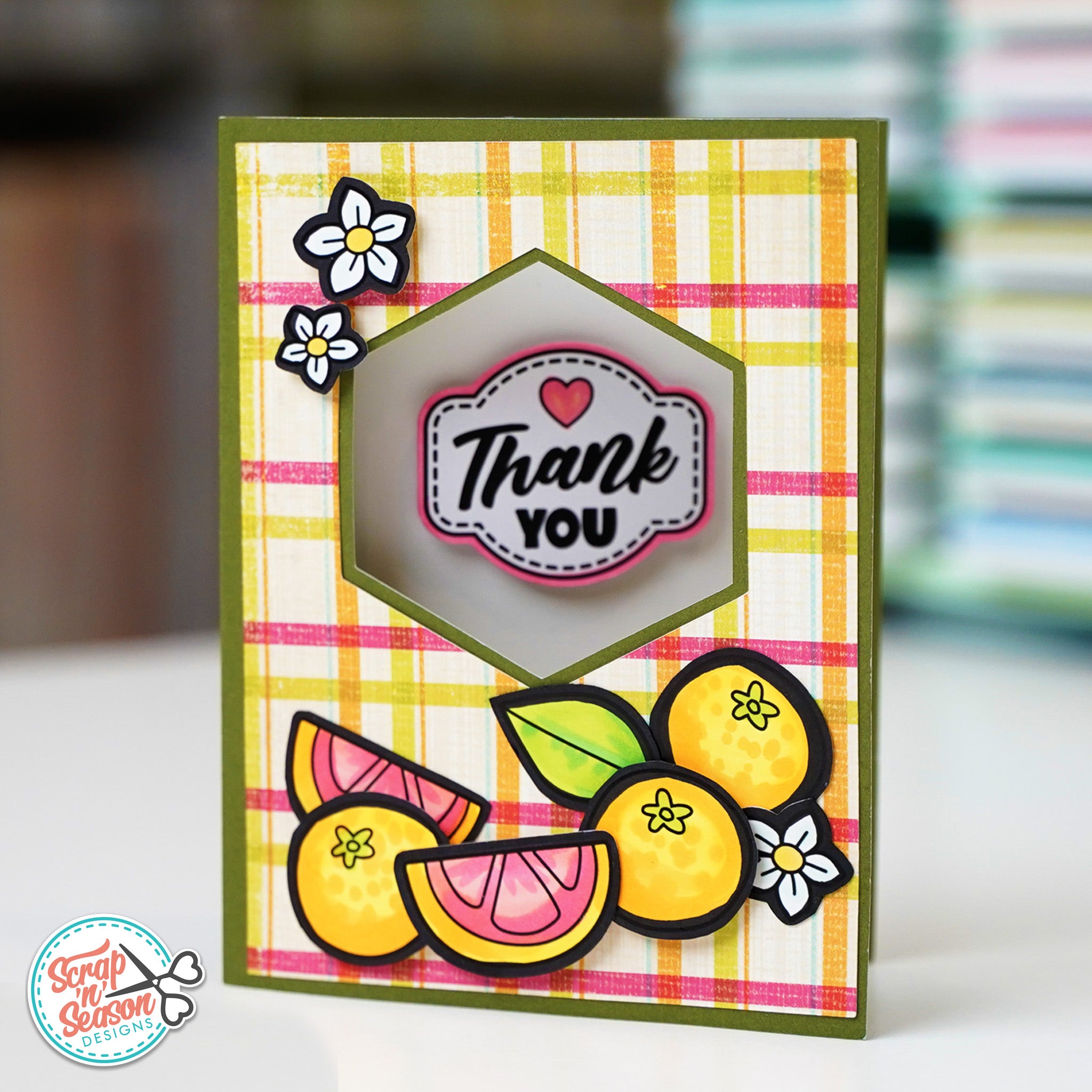 Print, Cut, and Colour - Orange Basket