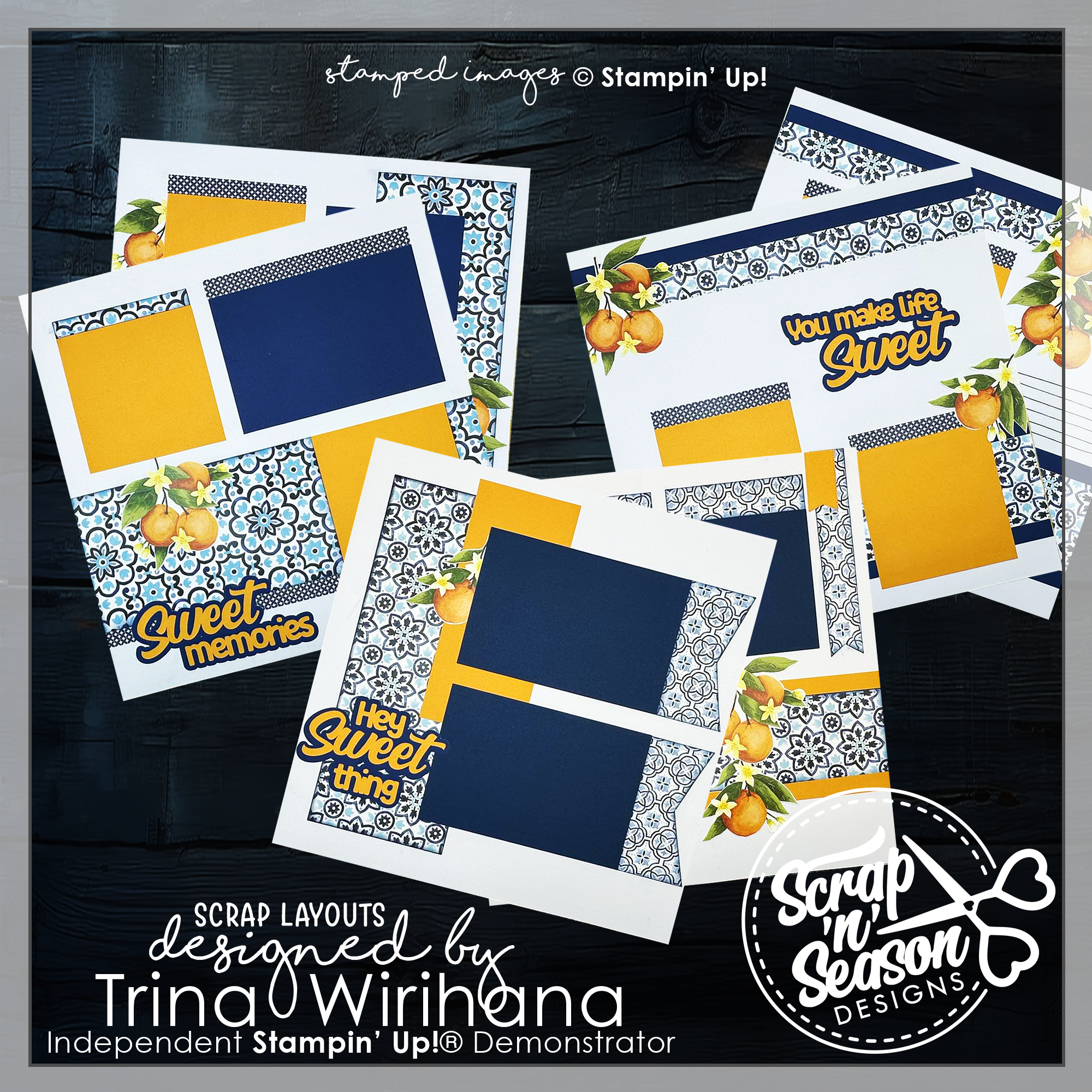 DL - SVG File - 'The Sweet Life' Titles