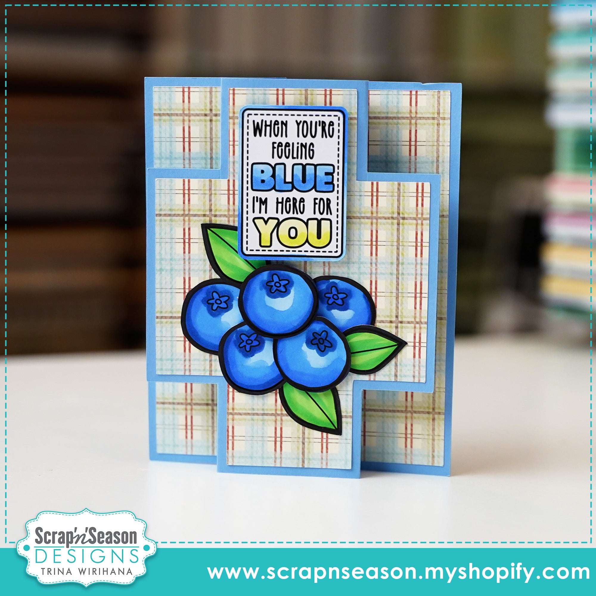 002. Centre Cross Card