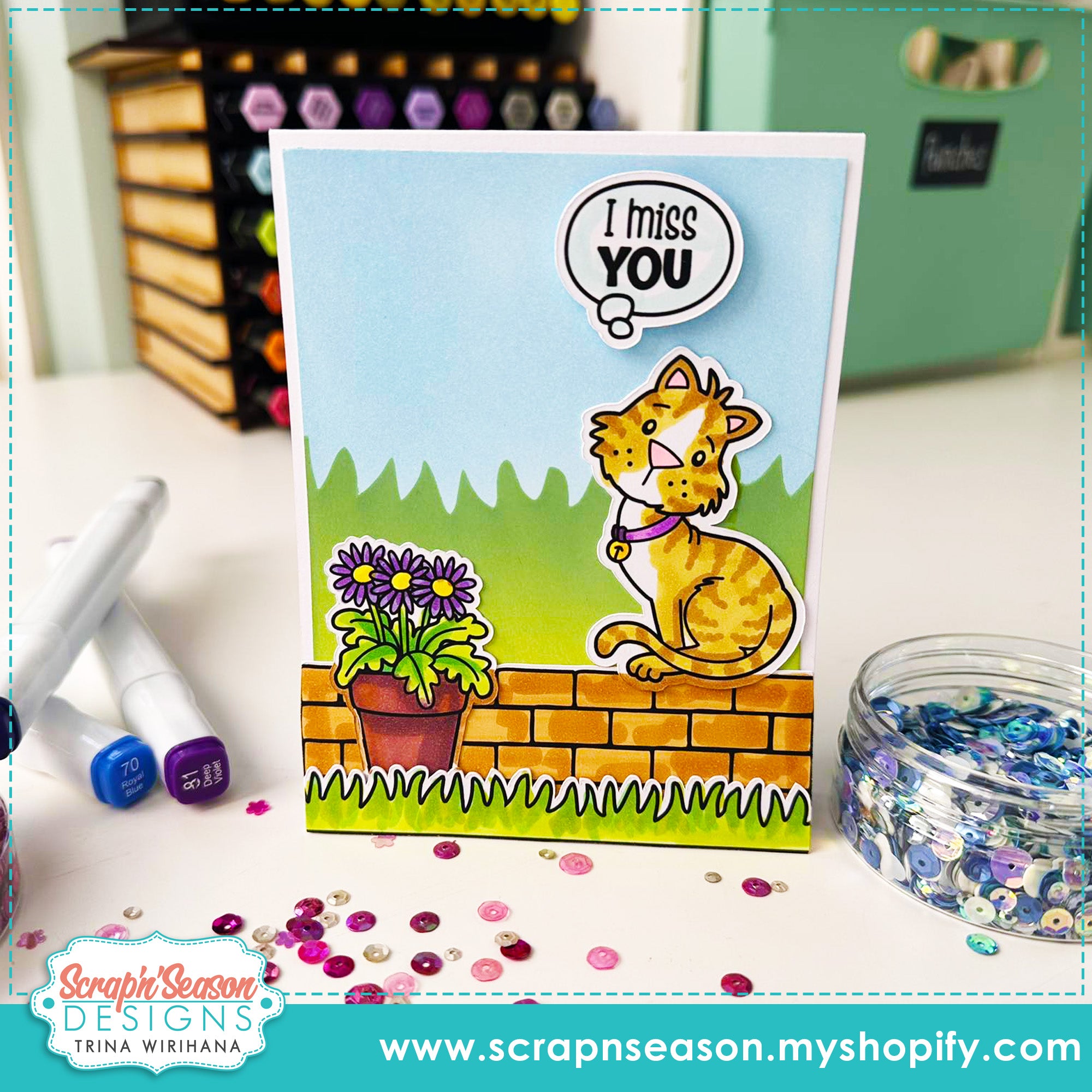 DL - Print, Cut, and Colour - Background Basics B