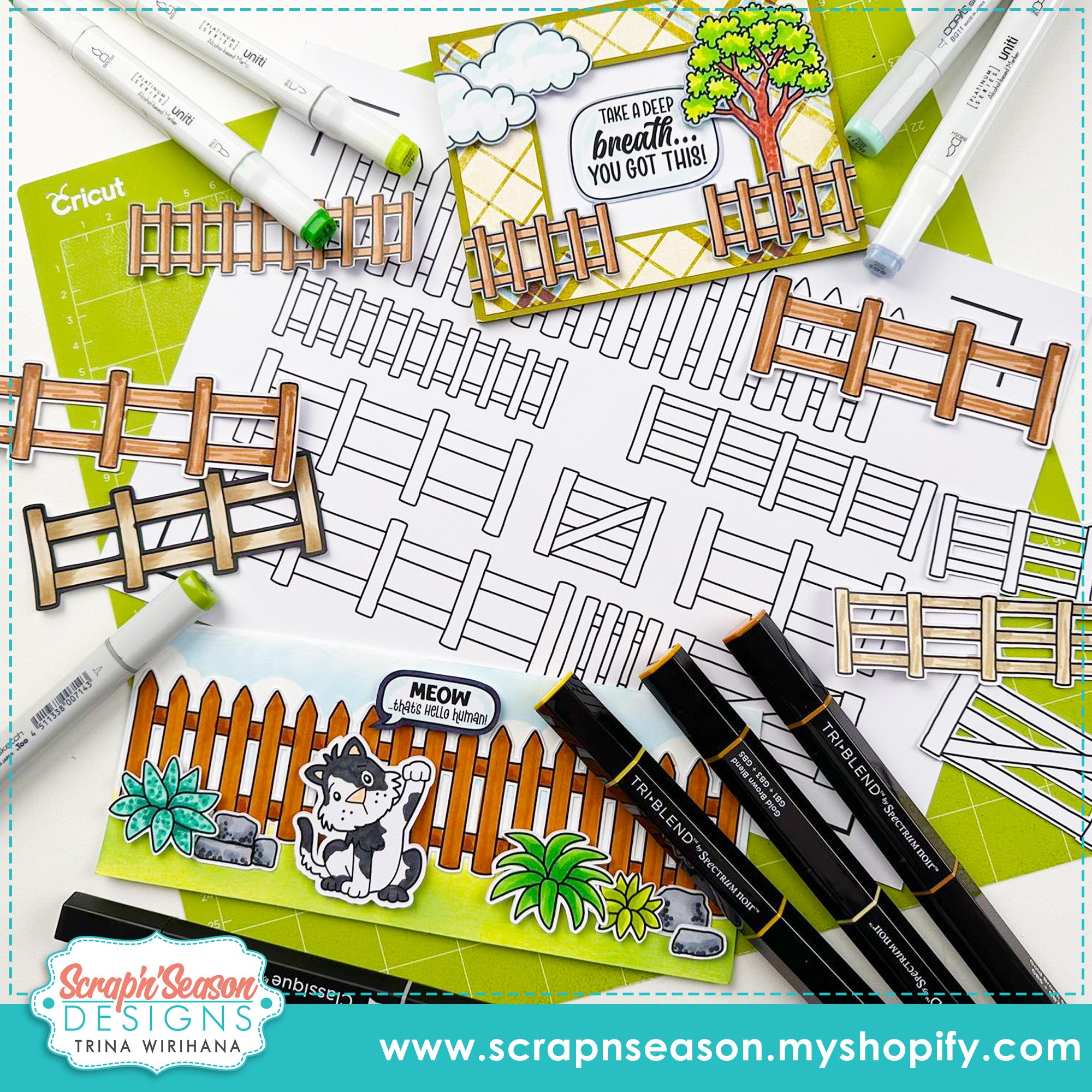 Print, Cut, and Colour - Background Basics C