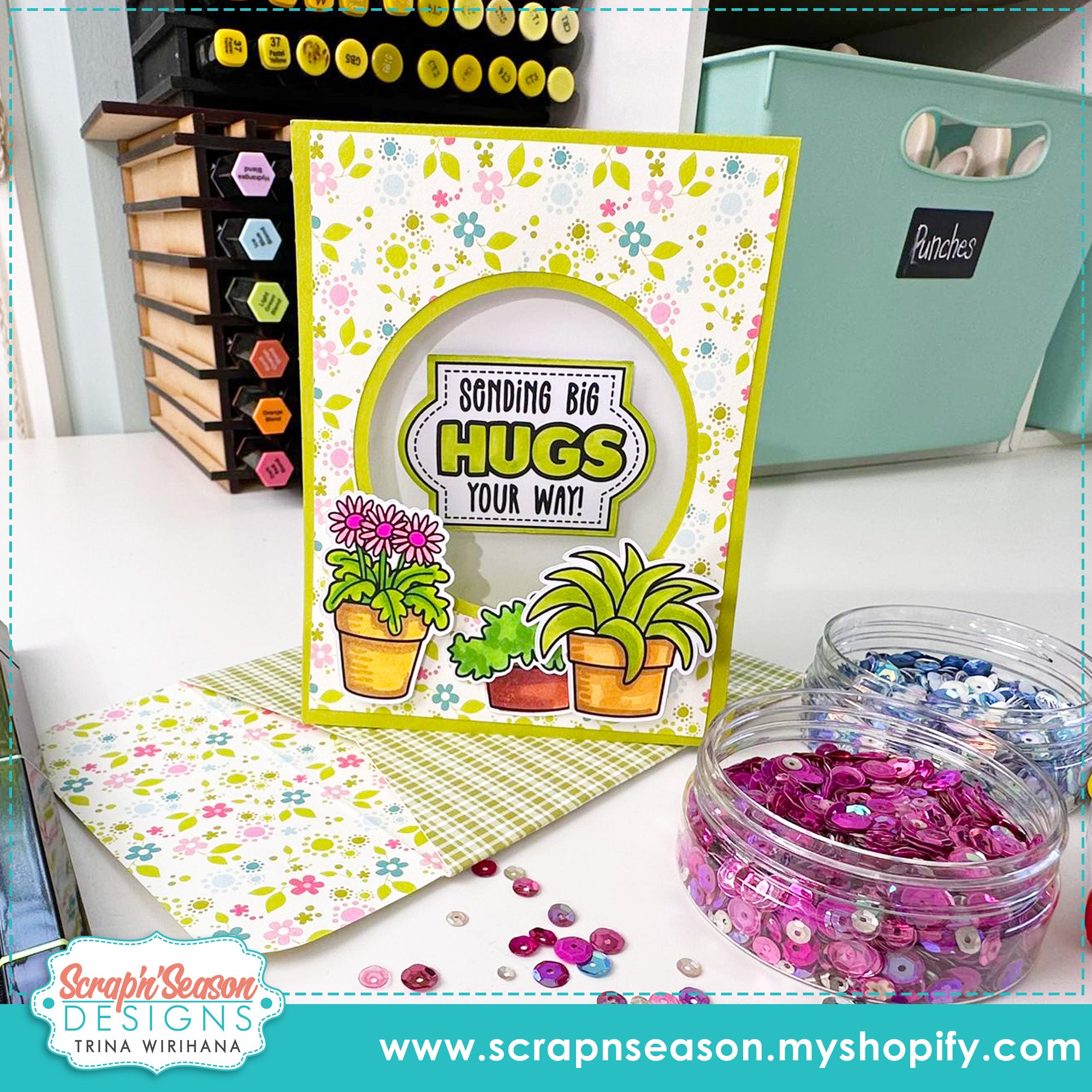 DL - Print, Cut, and Colour - Background Basics E