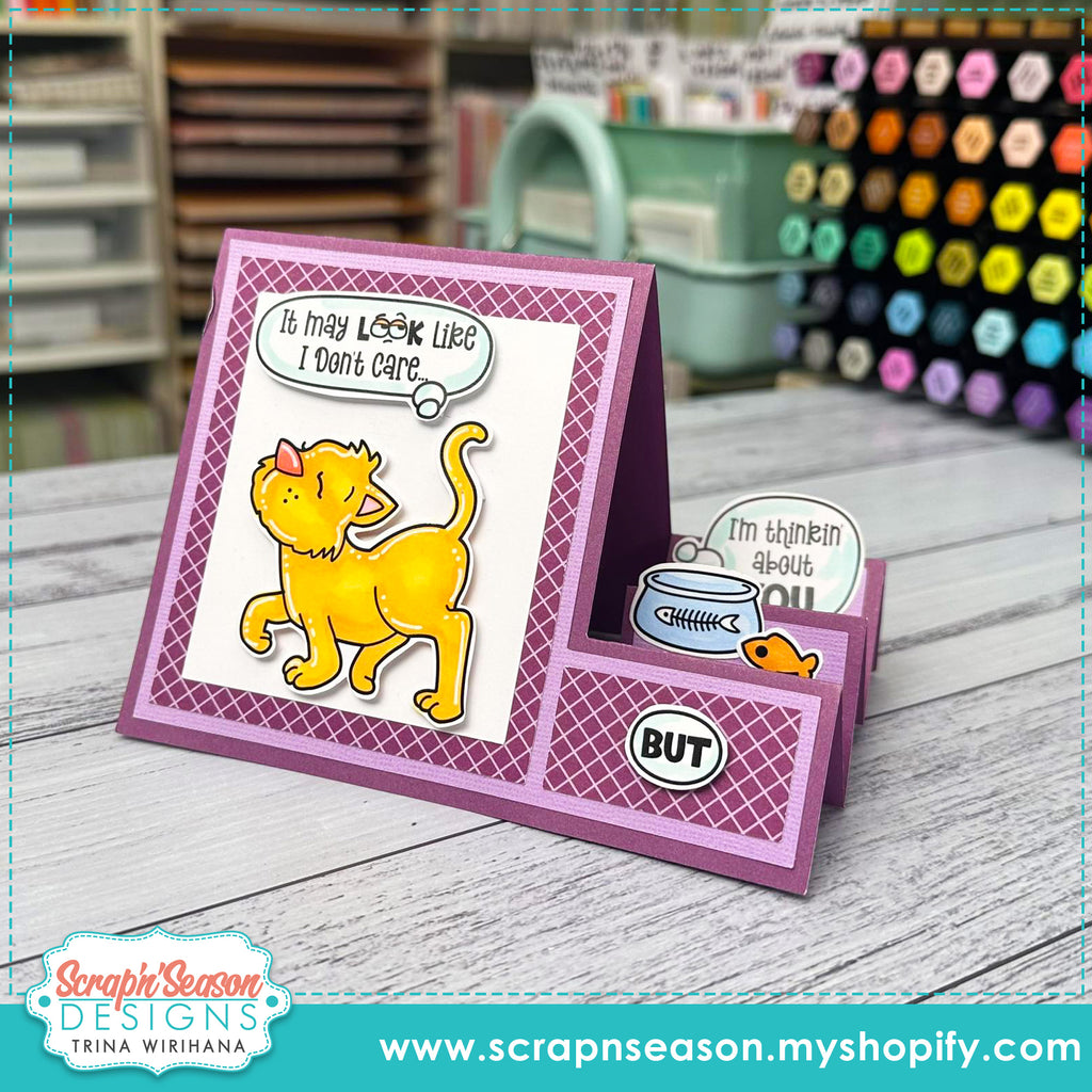 001. Triple Side Step Card