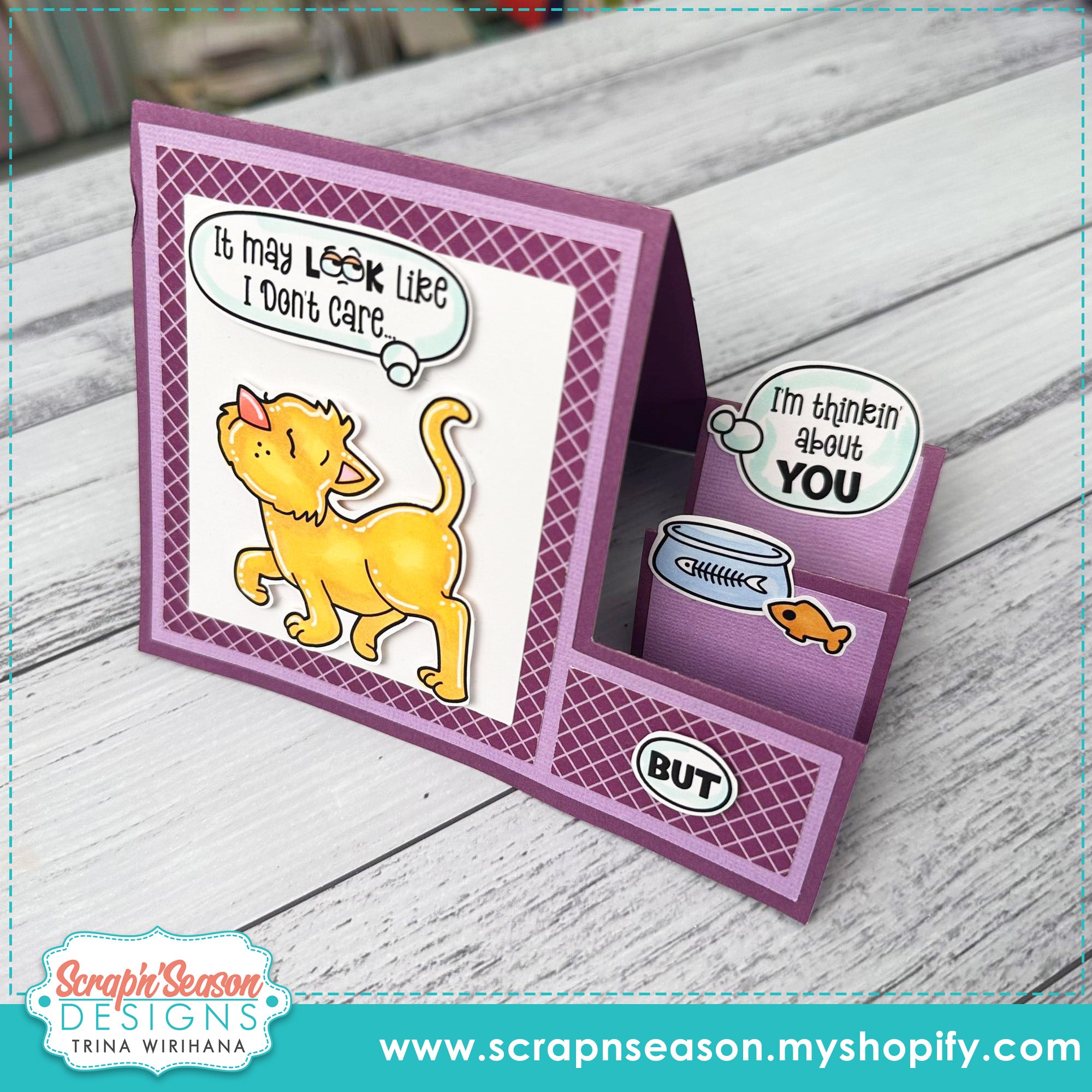 DL - 001. Triple Side Step Card