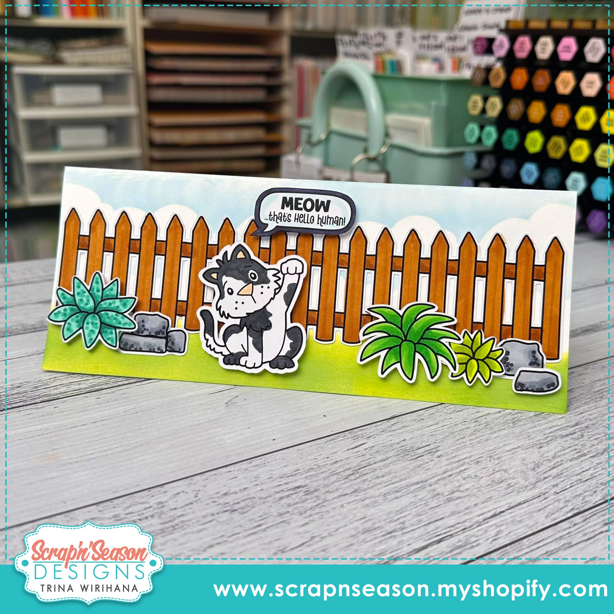 DL - Print, Cut, and Colour - Cuddly Kitties