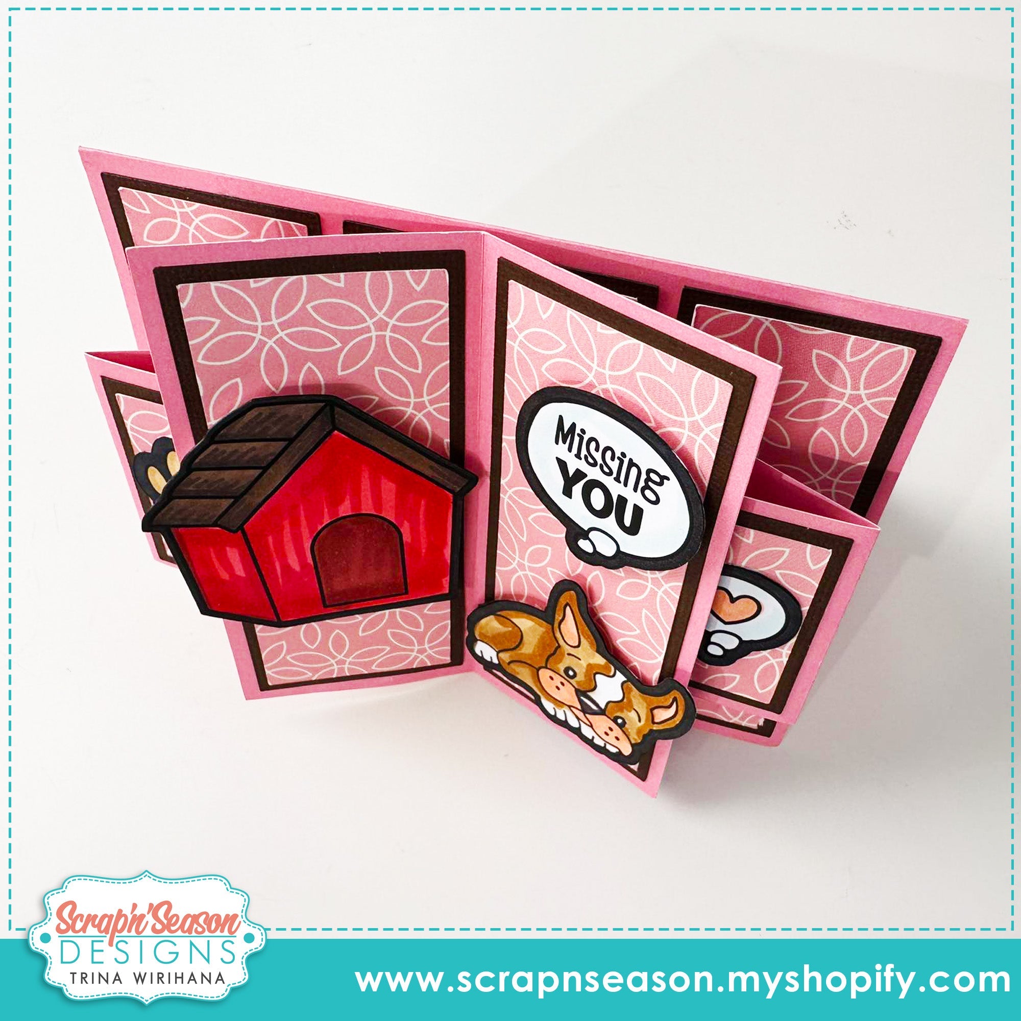 DL - 171. A2 Suspended Book Fold Card