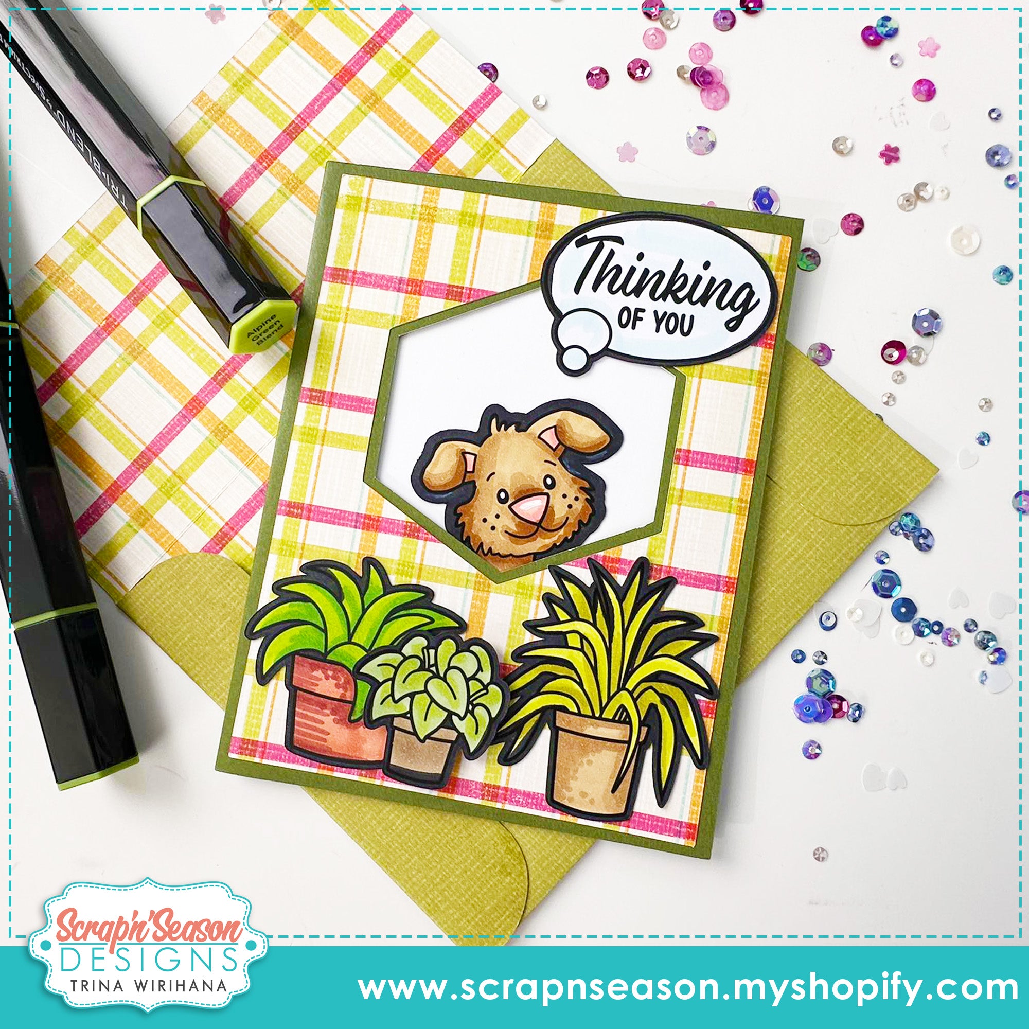 DL - Print, Cut, and Colour - Background Basics E