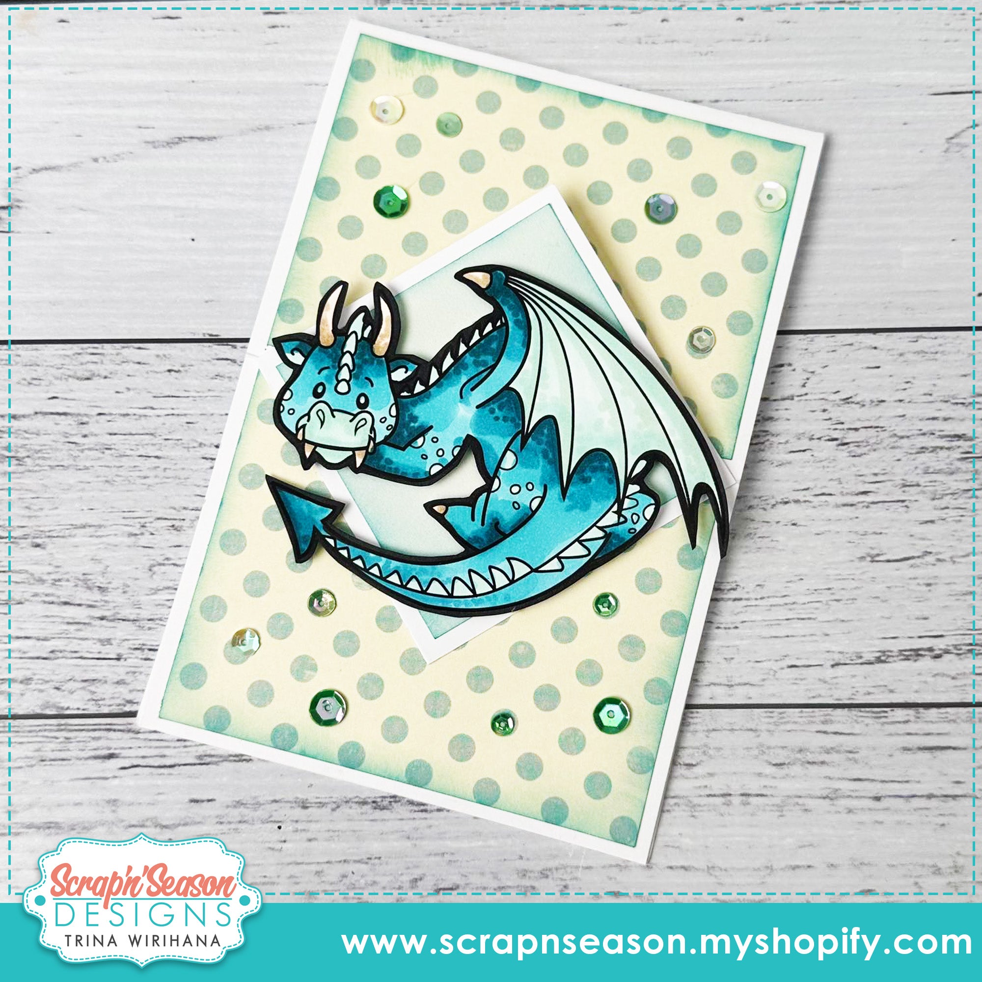 DL - Print, Cut, and Colour - Dragon Dreaming