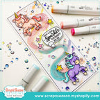Print, Cut, and Colour - Unicorn Dreams