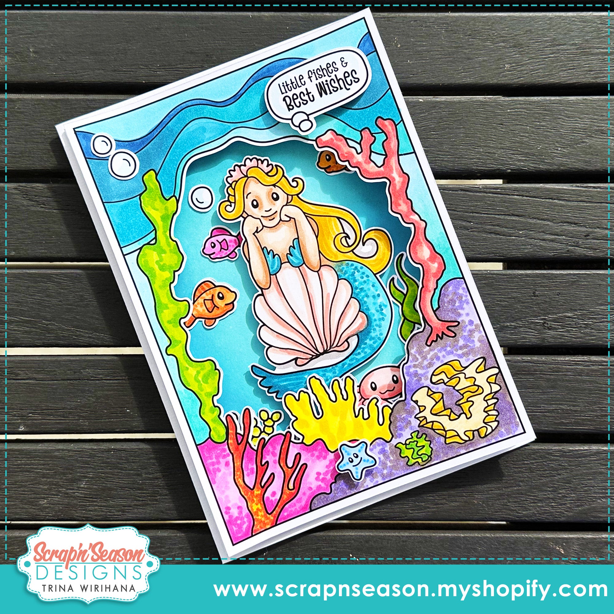 DL - Print, Cut, and Colour - Scene Maker - Reef 1