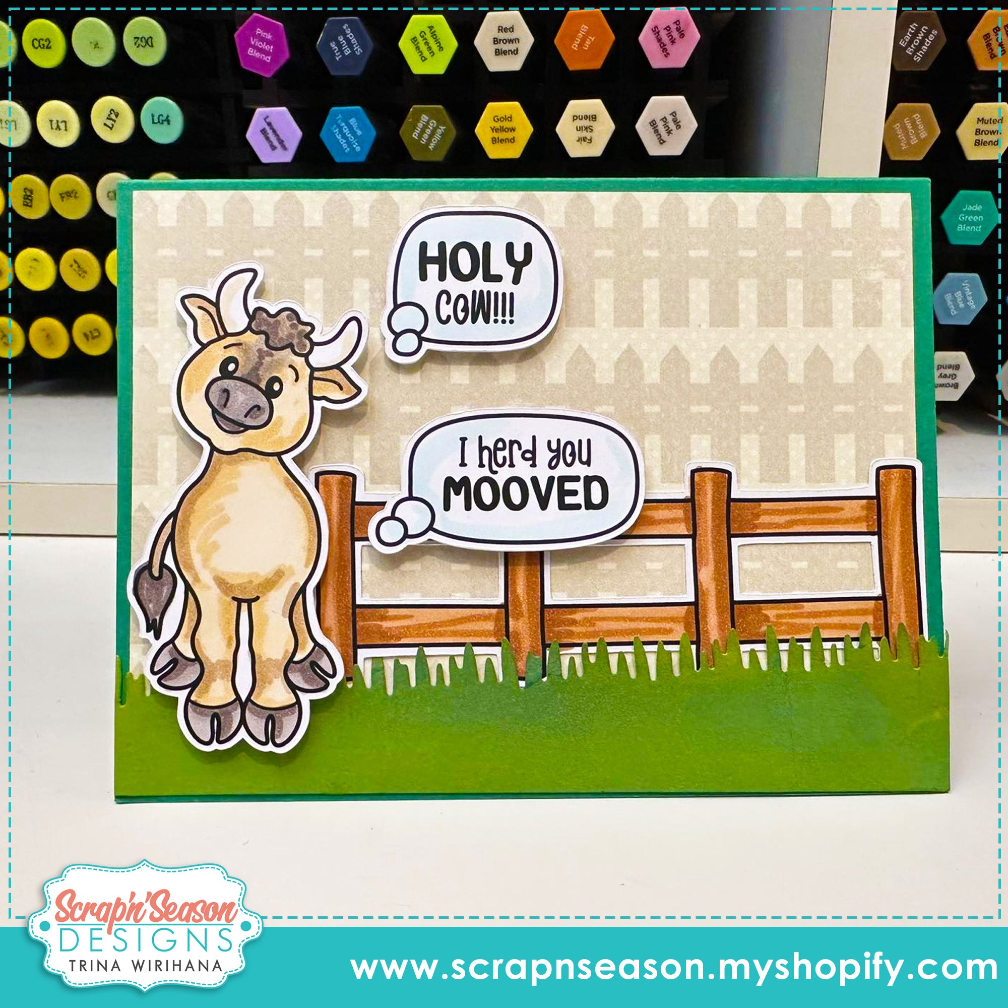 DL - Print, Cut, and Colour - Scene Maker - Ranch Gate