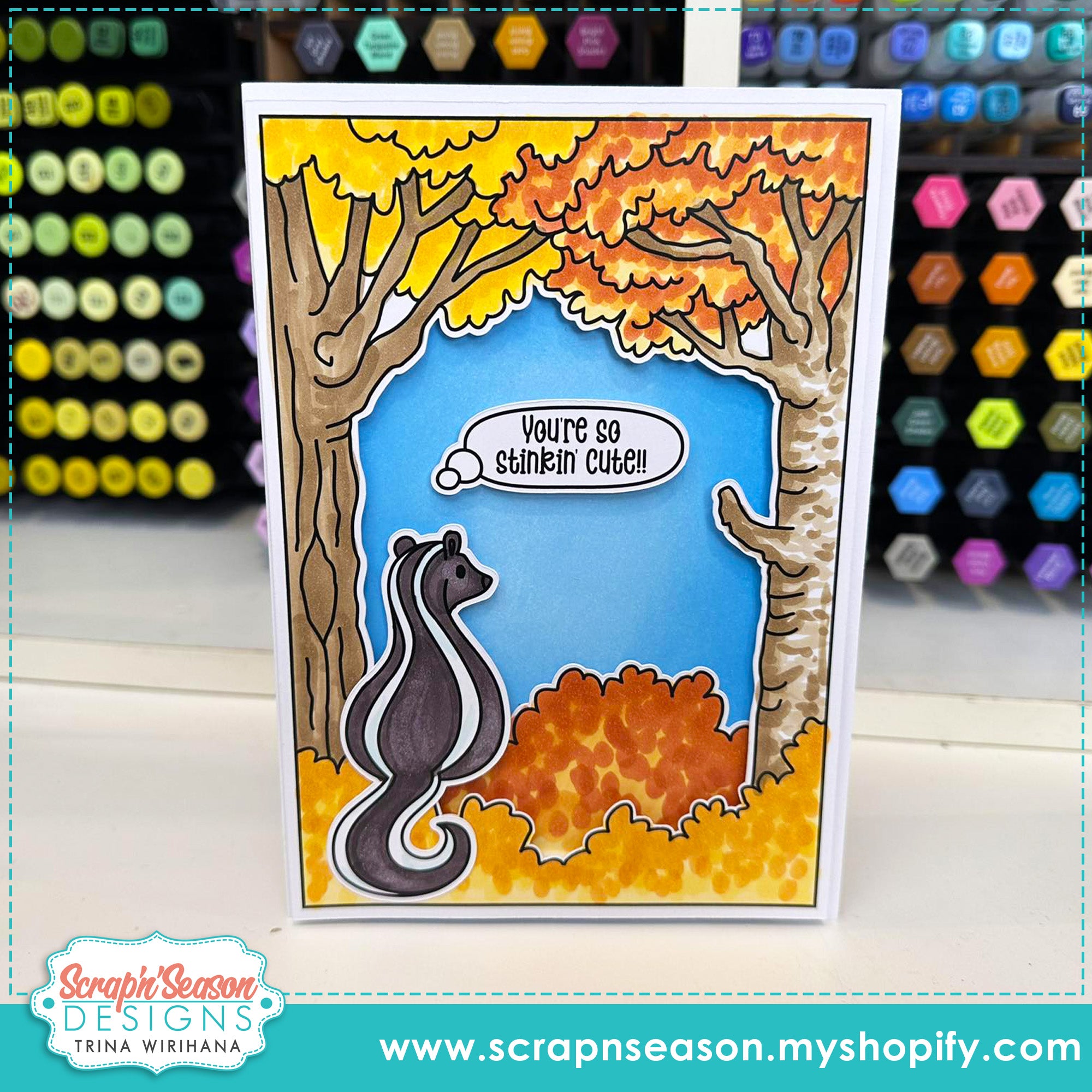 DL - Print, Cut, and Colour - Scene Maker - Forest