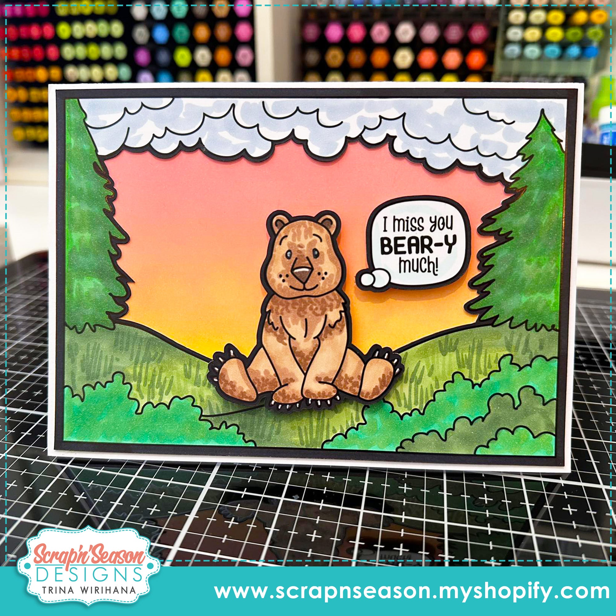 DL - Print, Cut, and Colour - Scene Maker - Wilderness