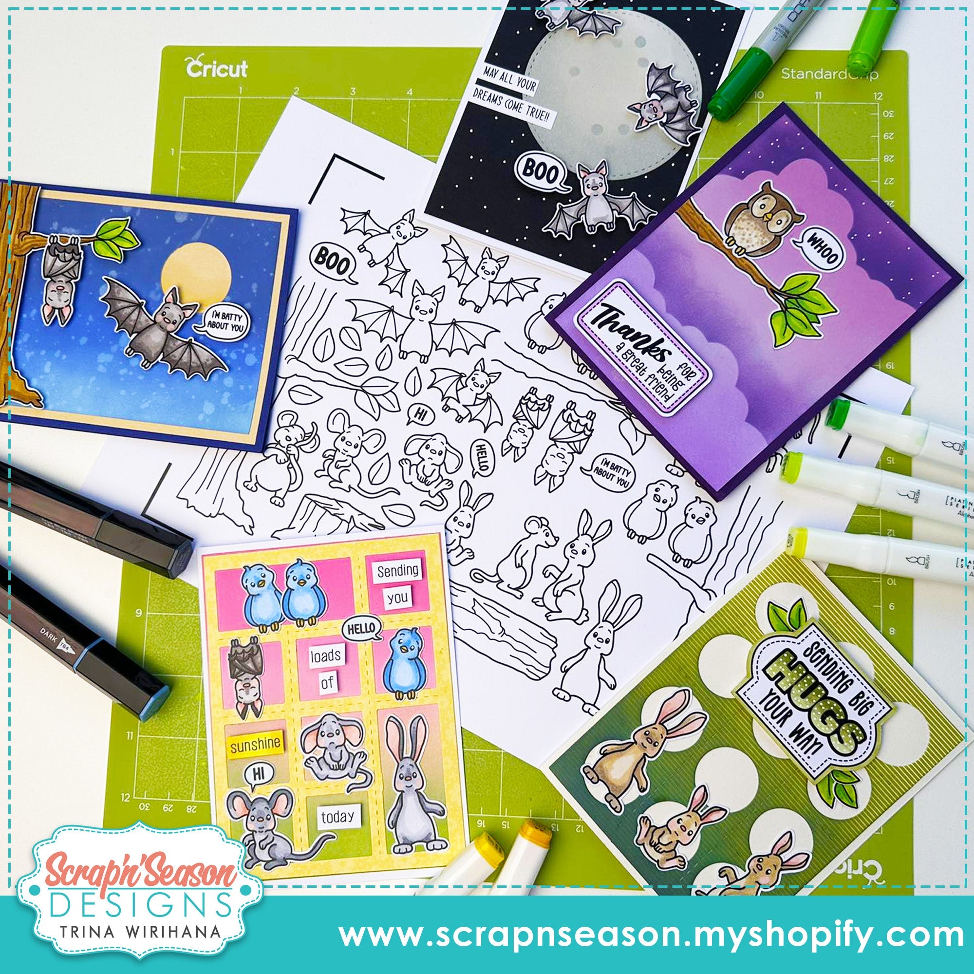 DL - Print, Cut, and Colour - Forest Critters