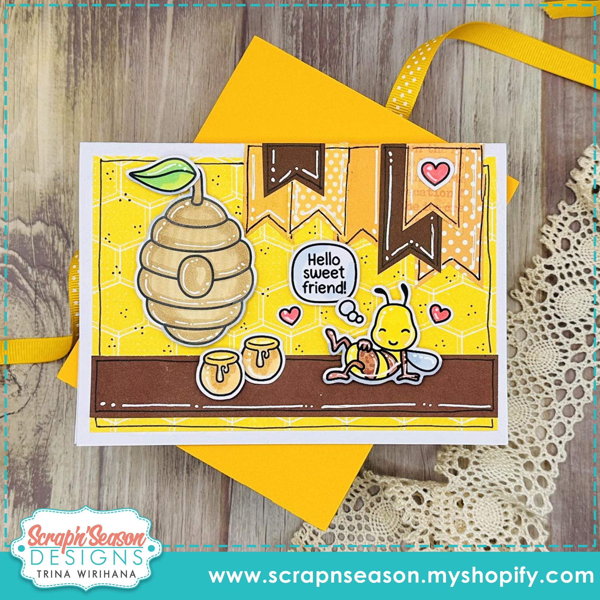 DL - Print, Cut, and Colour - Bees & Butterflies