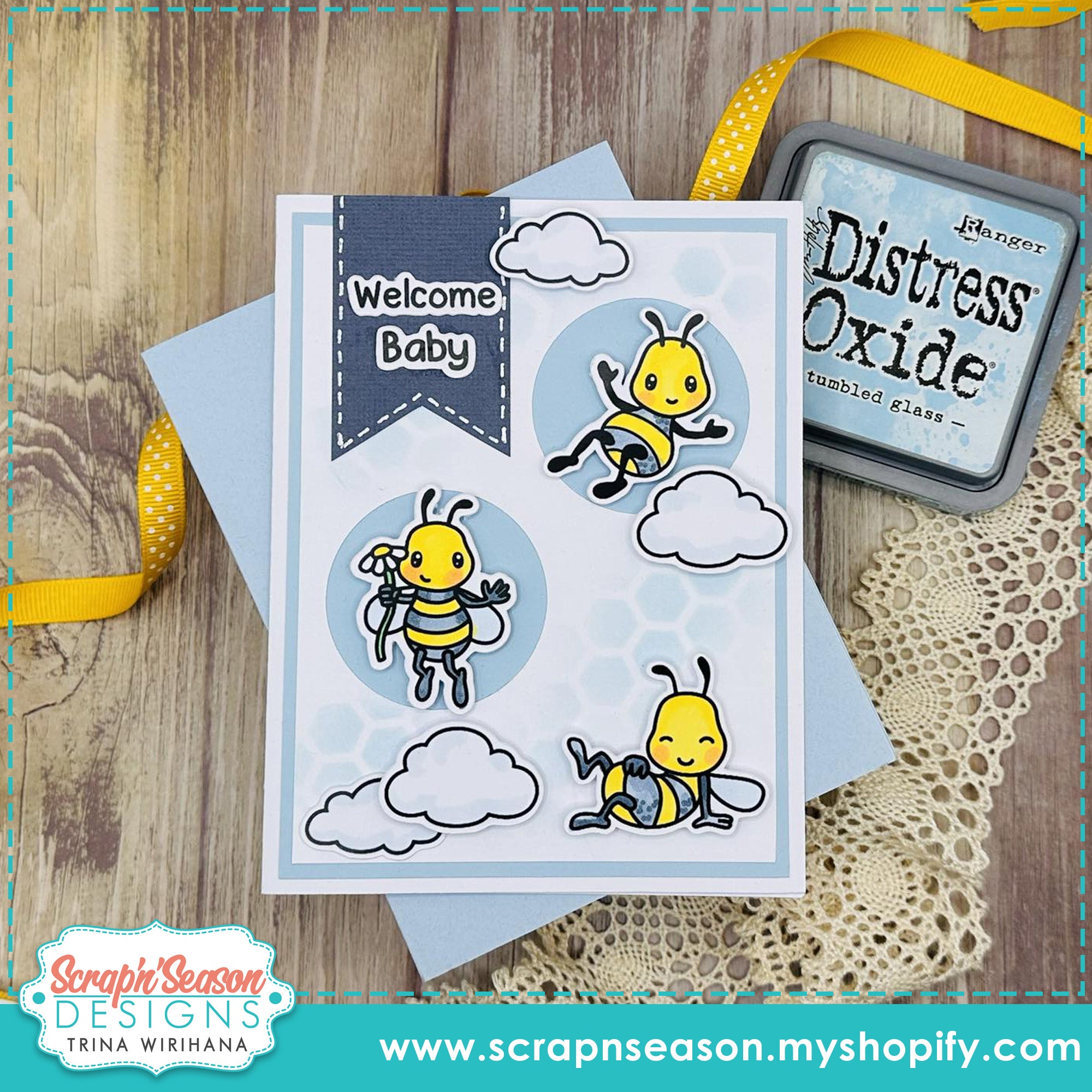 DL - Print, Cut, and Colour - Bees & Butterflies