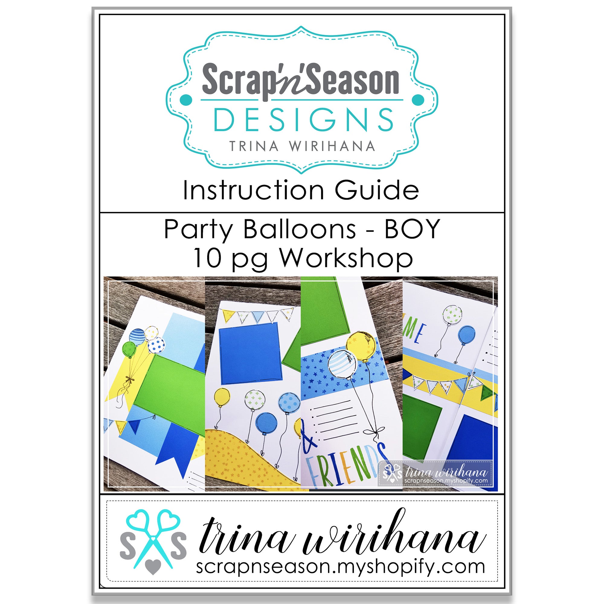 DL Scrapbook Workshop - Party Balloons