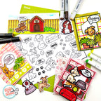 Print, Cut, and Colour - Perfect Puppies