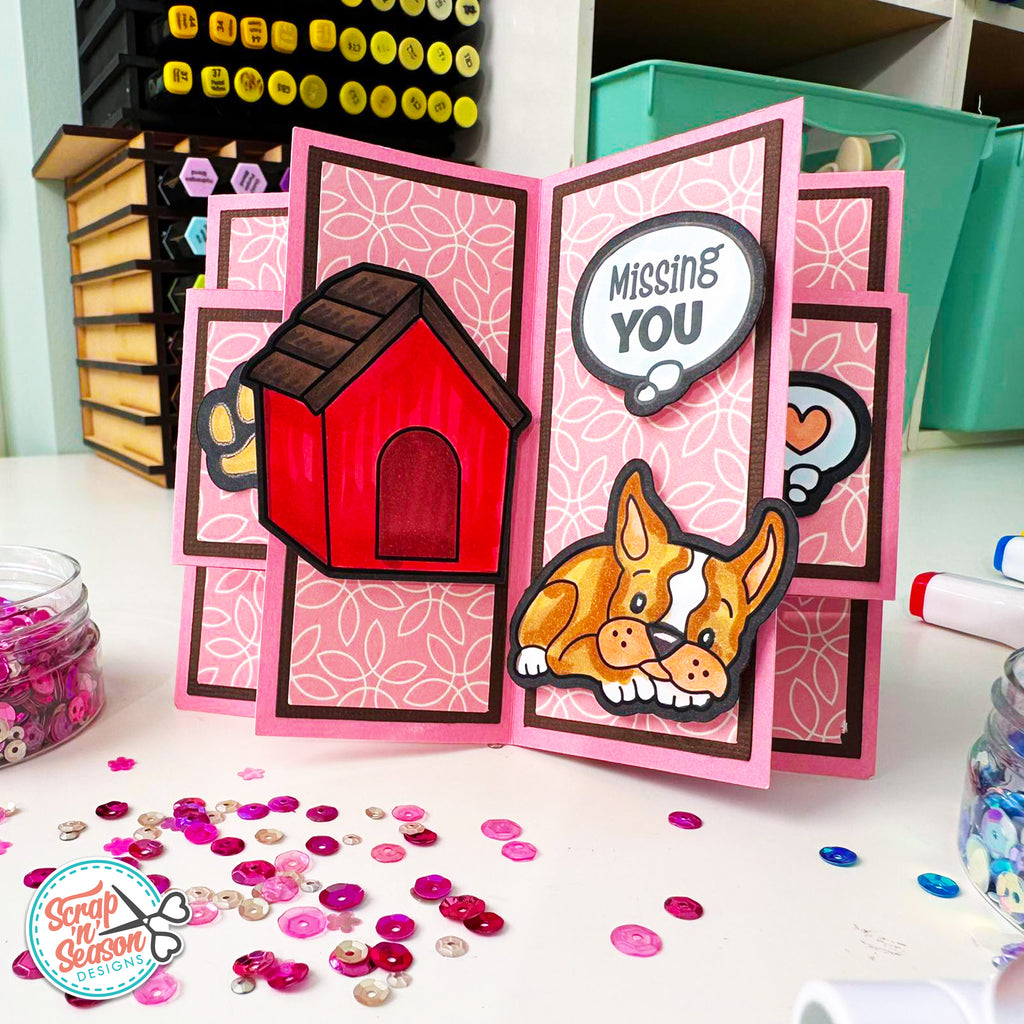 Print, Cut, and Colour - Perfect Puppies