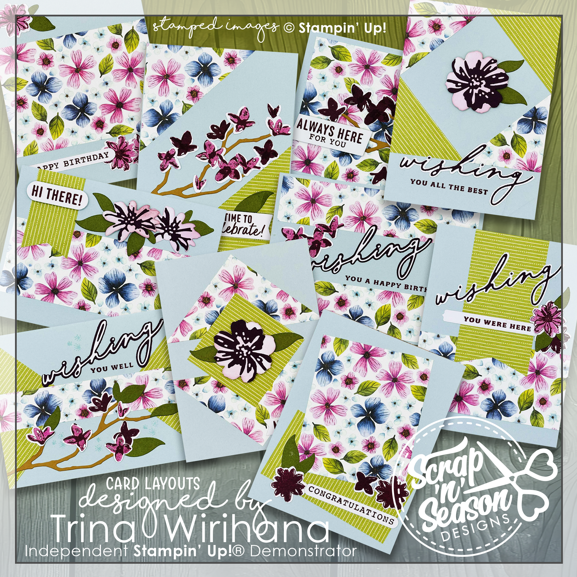 DL Pretty Petals 10 Card Workshop