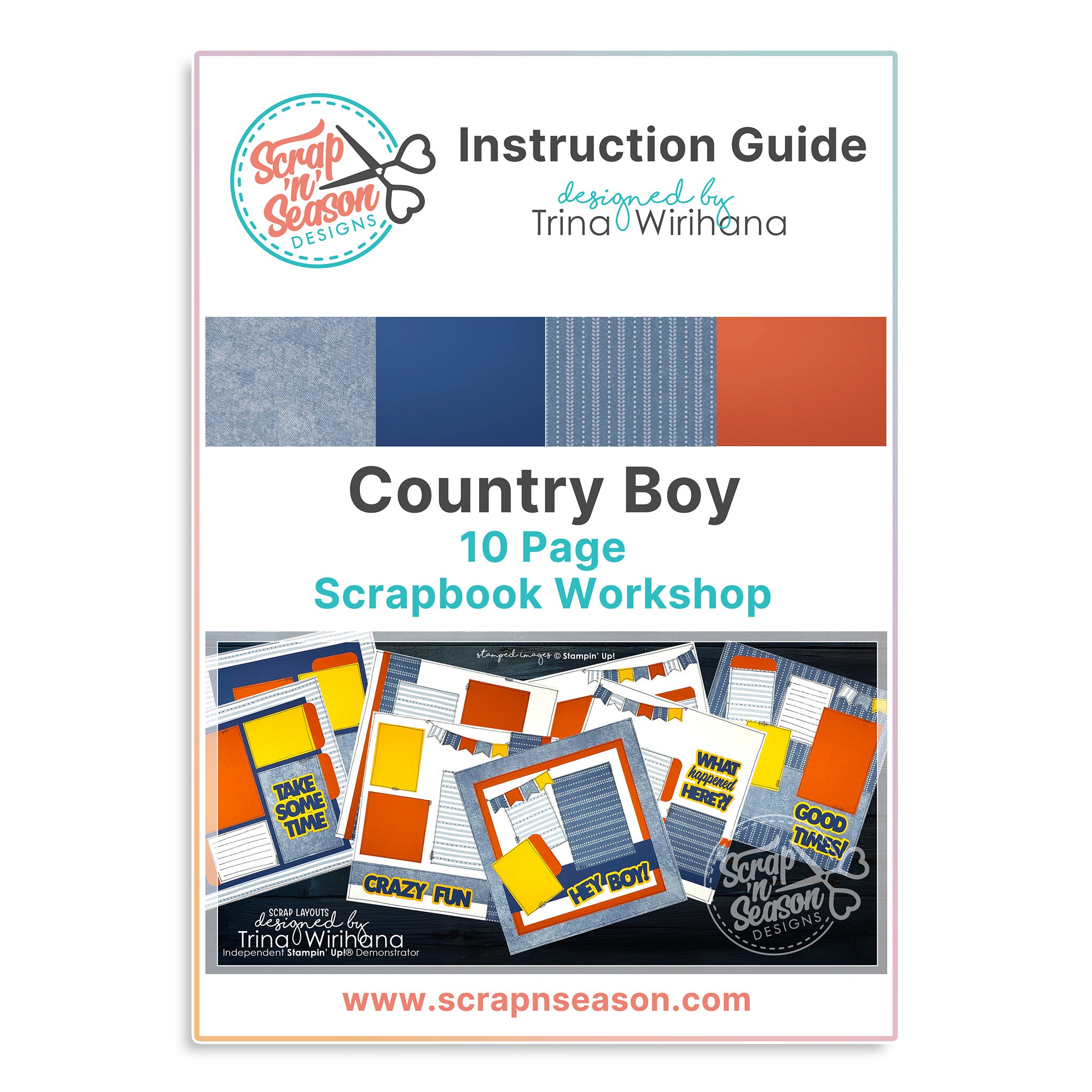 Digital Library - Country Boy Scrapbook Workshop