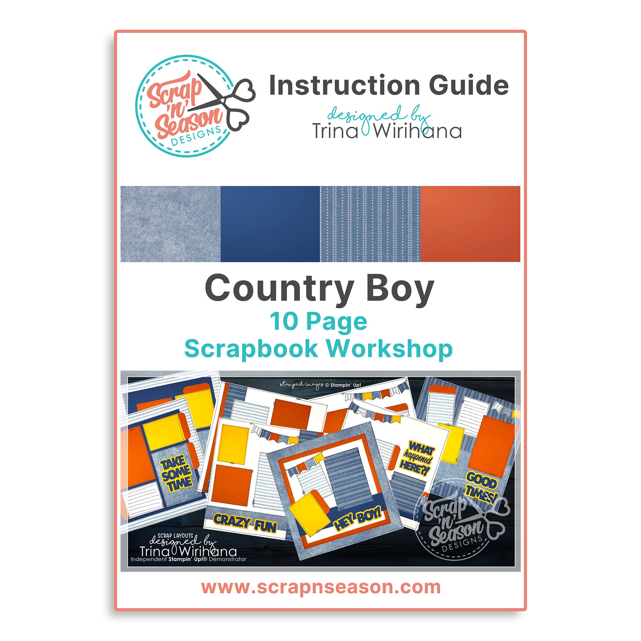 Digital Library - Country Boy Scrapbook Workshop