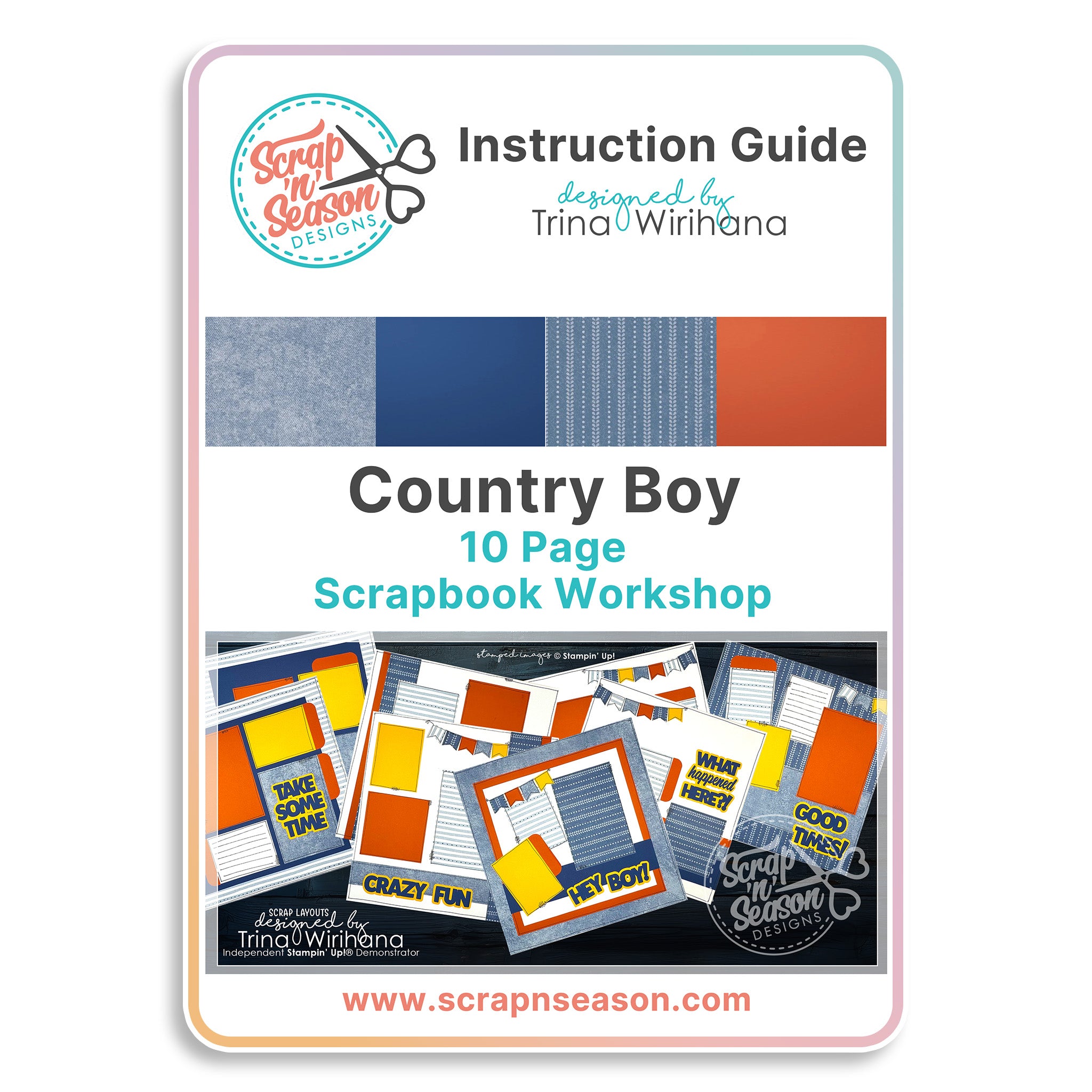 Digital Library - Country Boy Scrapbook Workshop