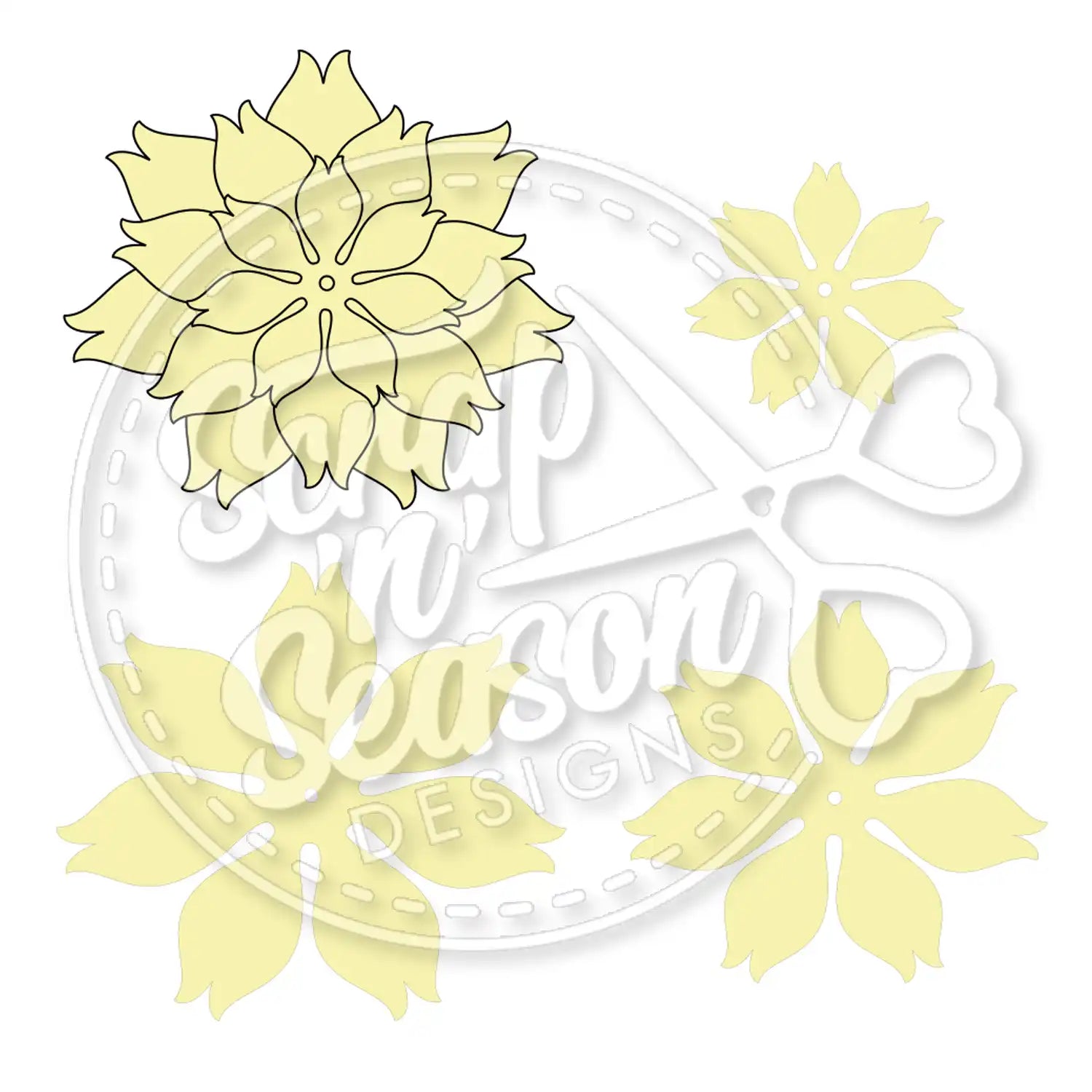 Digital Download - SVG - Flower A