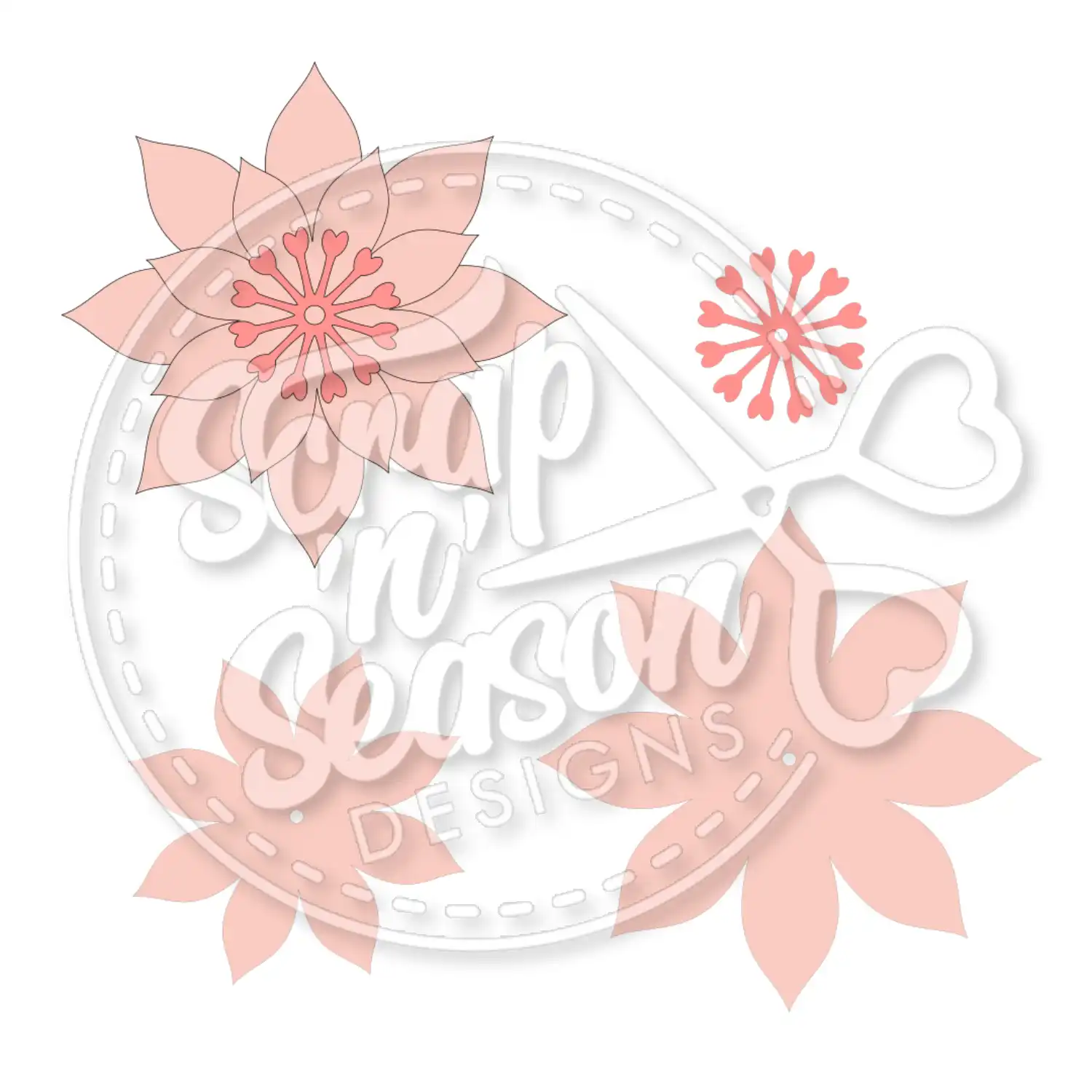 Digital Download - SVG - Flower D