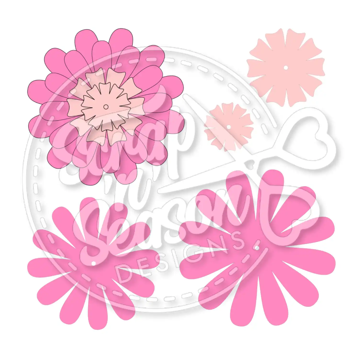 Digital Download - SVG - Flower G
