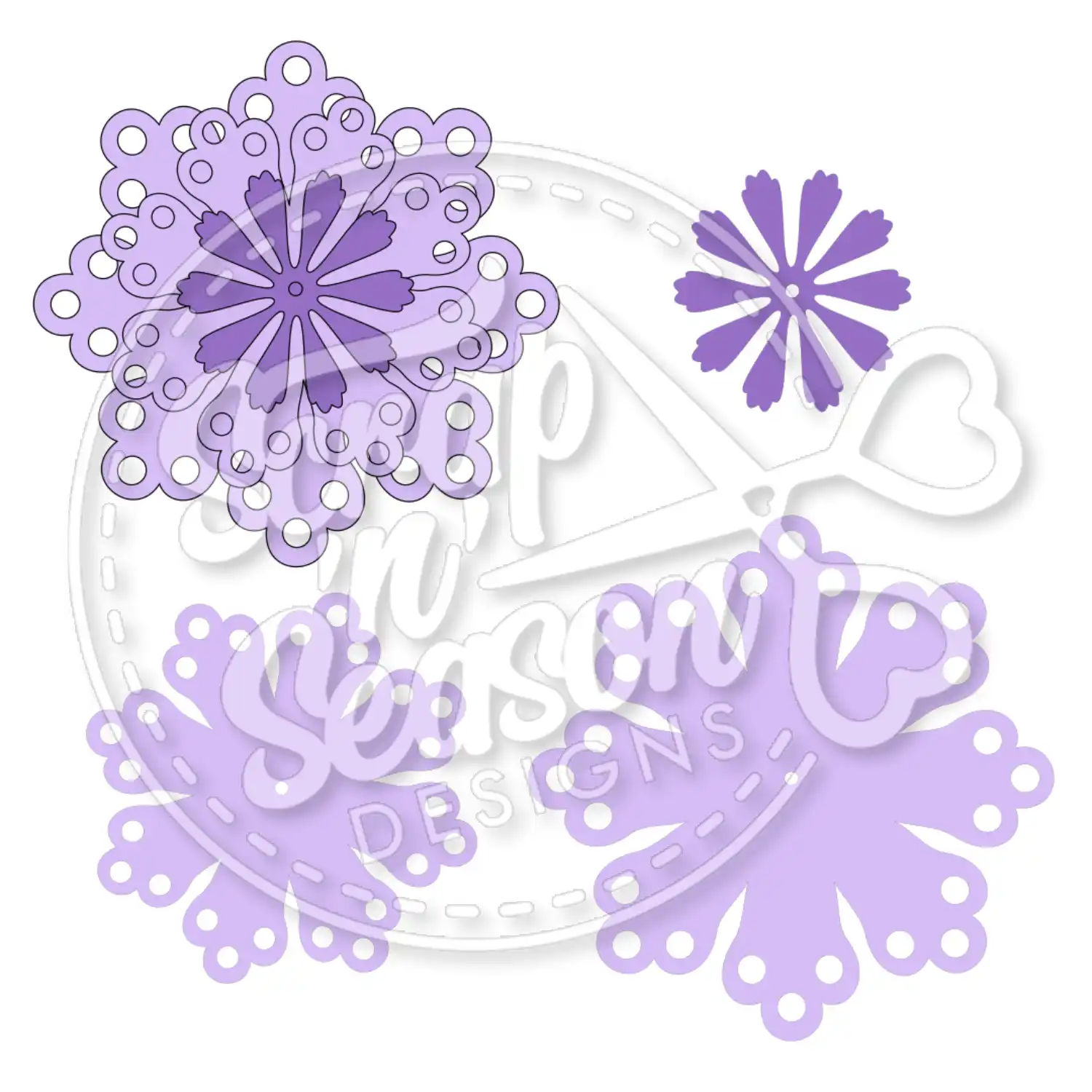 Digital Download - SVG - Flower J