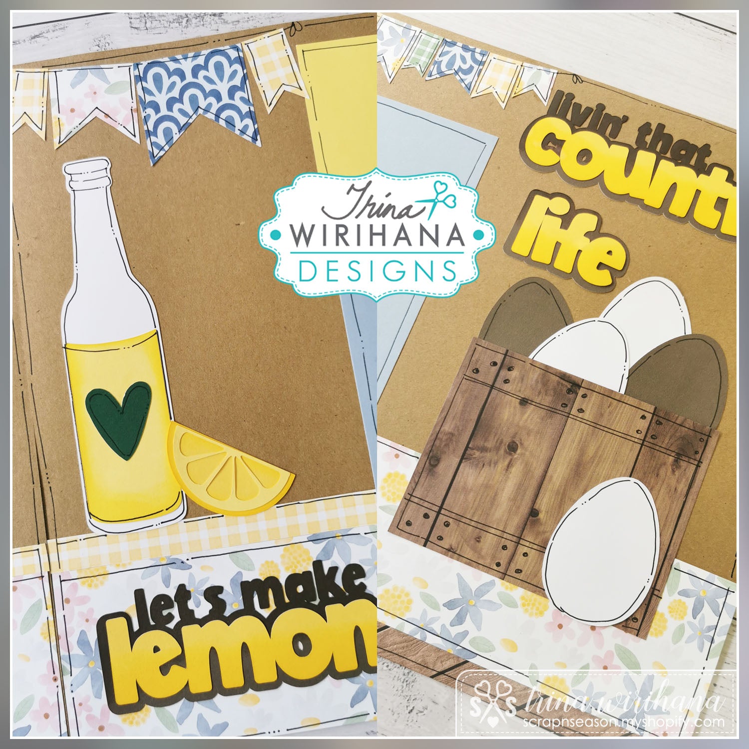 DL Scrapbook Workshop - Lovely Rustic