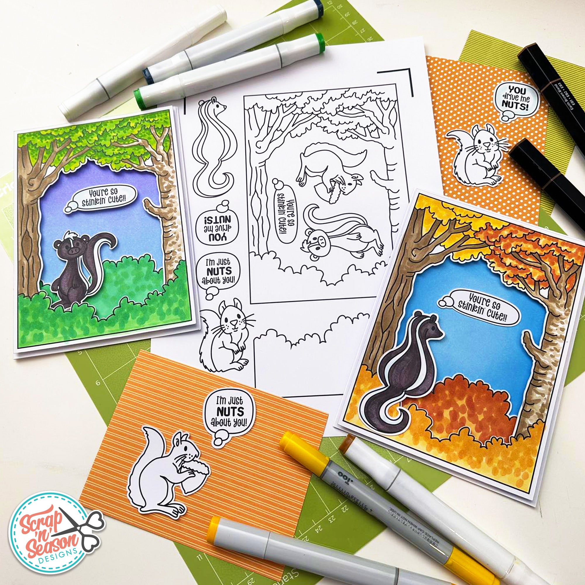 Print and Cut - Scene Maker - Forest
